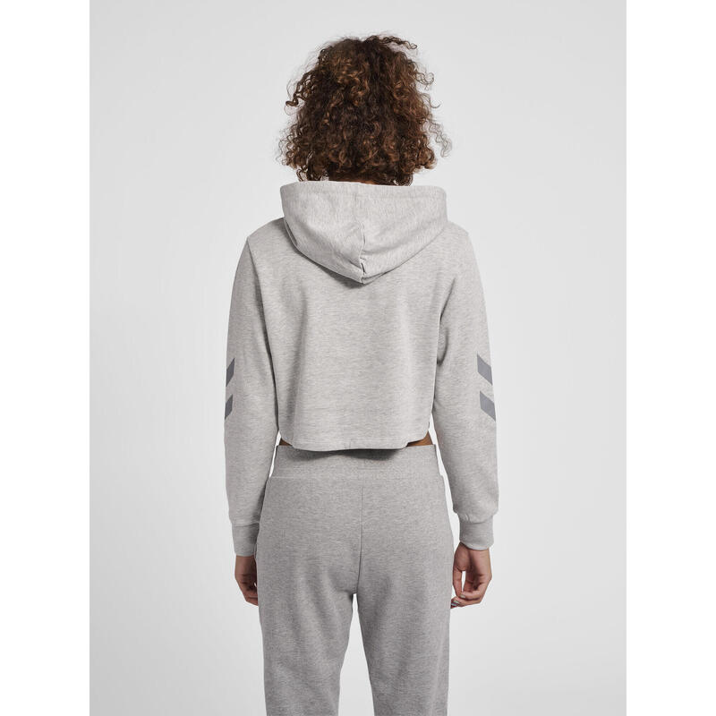 Dames sweatshirt met capuchon Hummel hmllegacy cropped