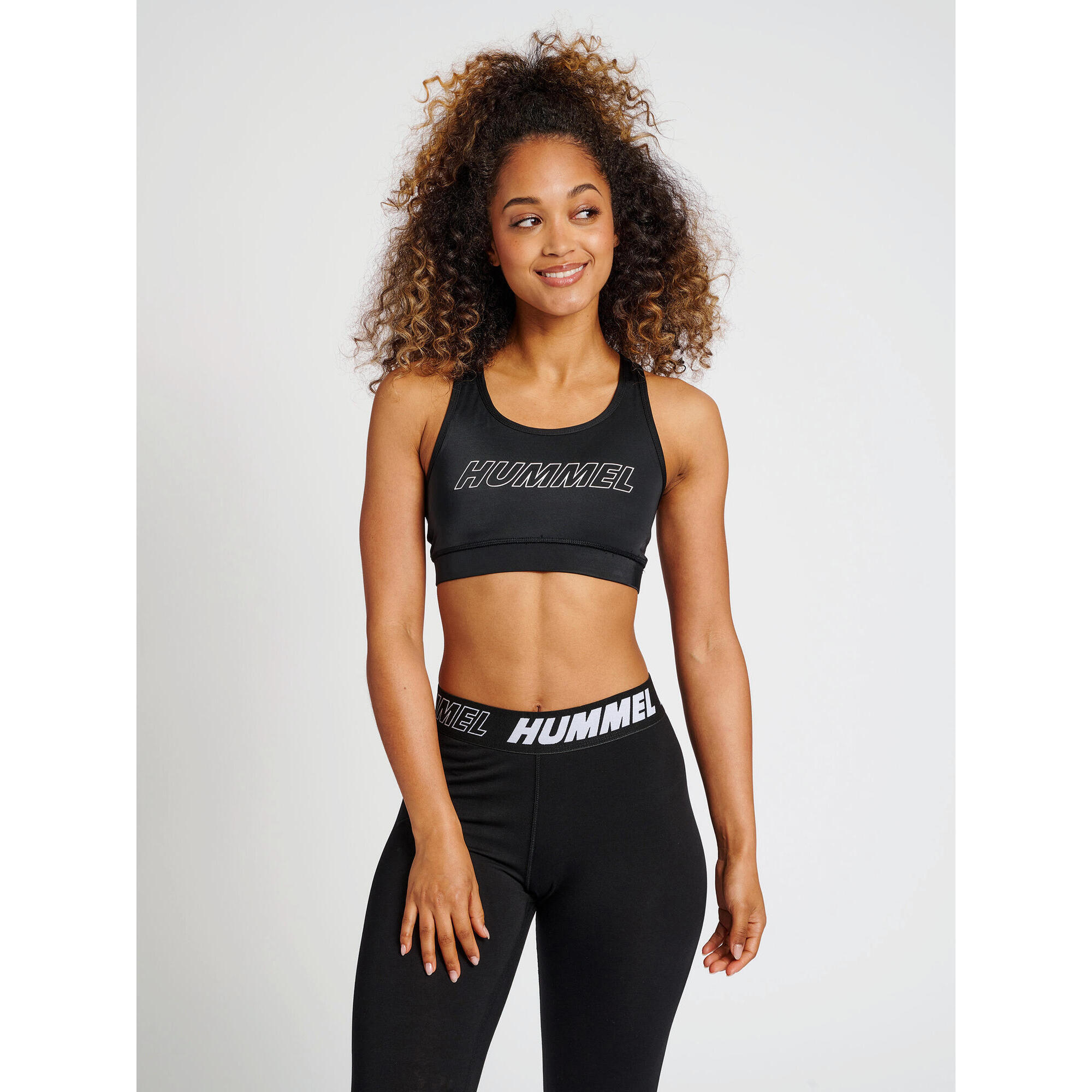Hummel - Enfiler Top Hmlte Tola Femme Hummel - Brassière - Noir - 36 Xs - Decathlon