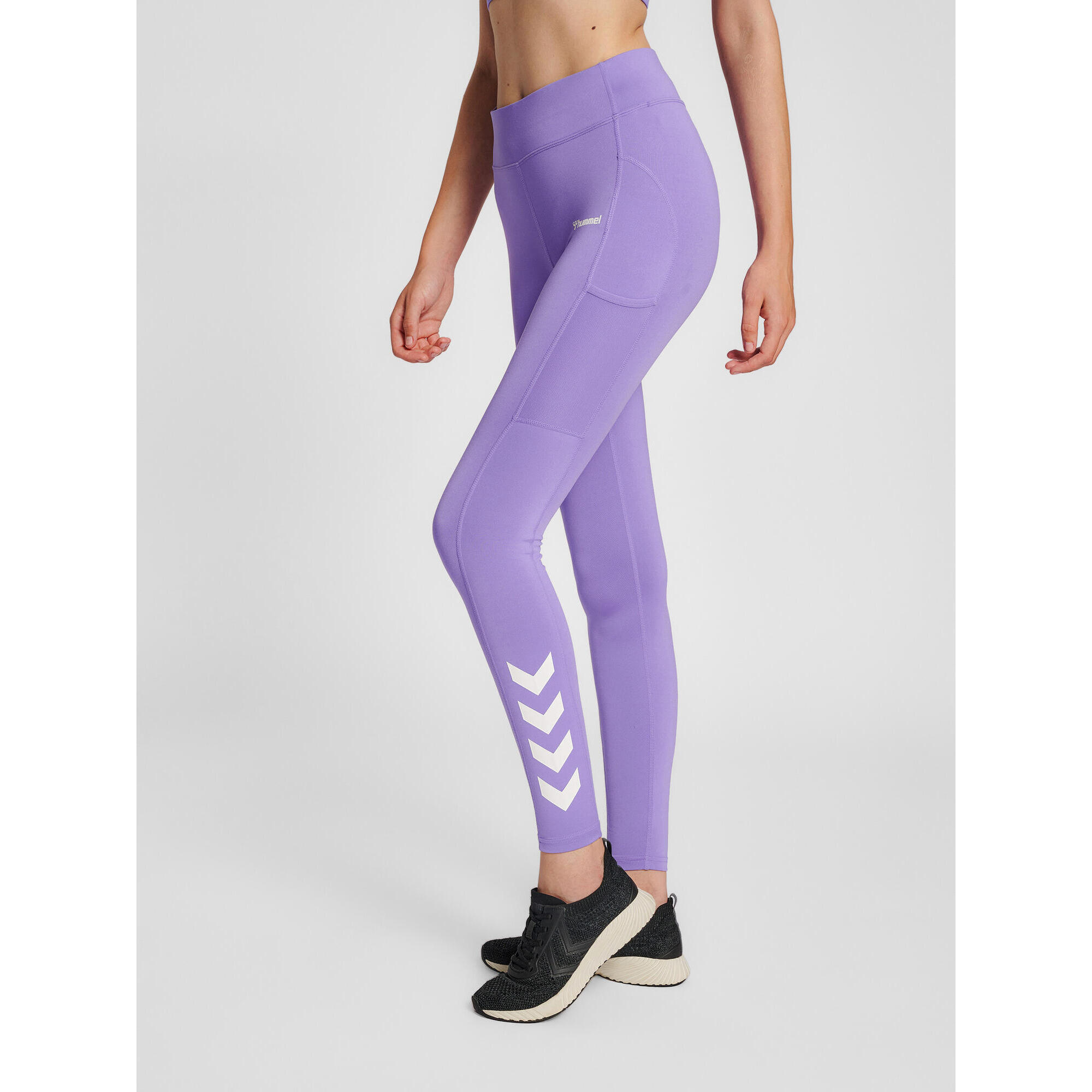 Hummel - Enfiler Collants Hmlmt Chipo Entraînement Femme Hummel - Legging - Violet - 42 M/l - Decathlon