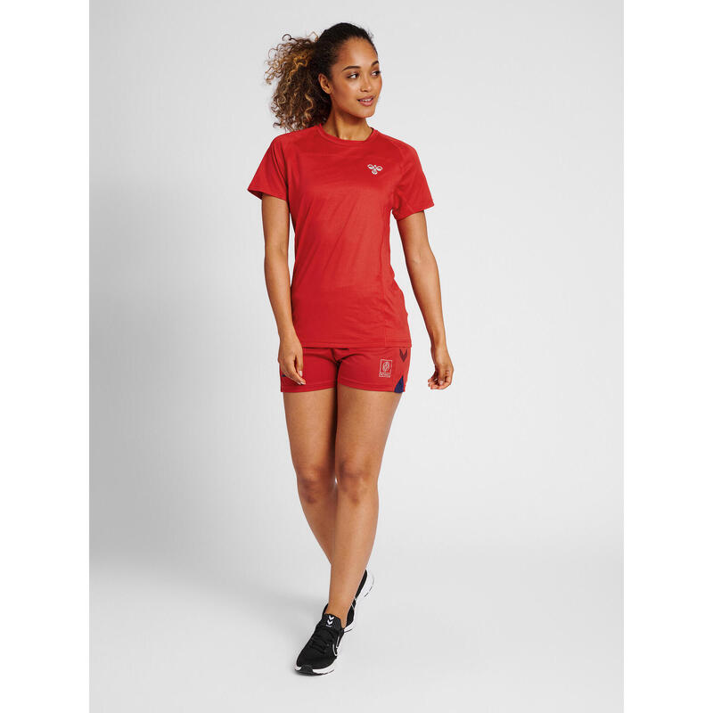 Camiseta Hmlgg12 Multideporte Mujer Transpirable De Secado Rápido Hummel