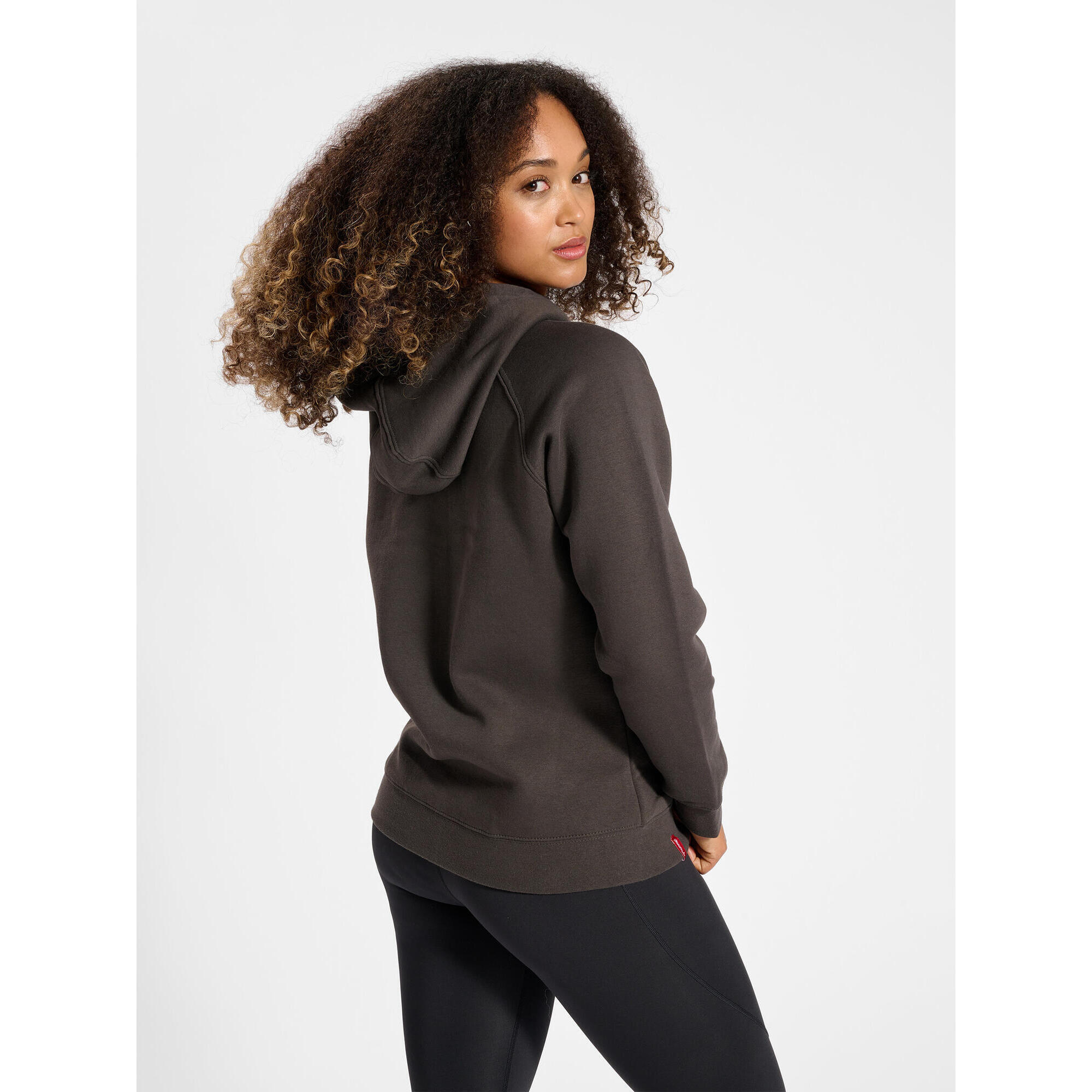 Felpa con cappuccio da donna Hummel red Heavy 3/7