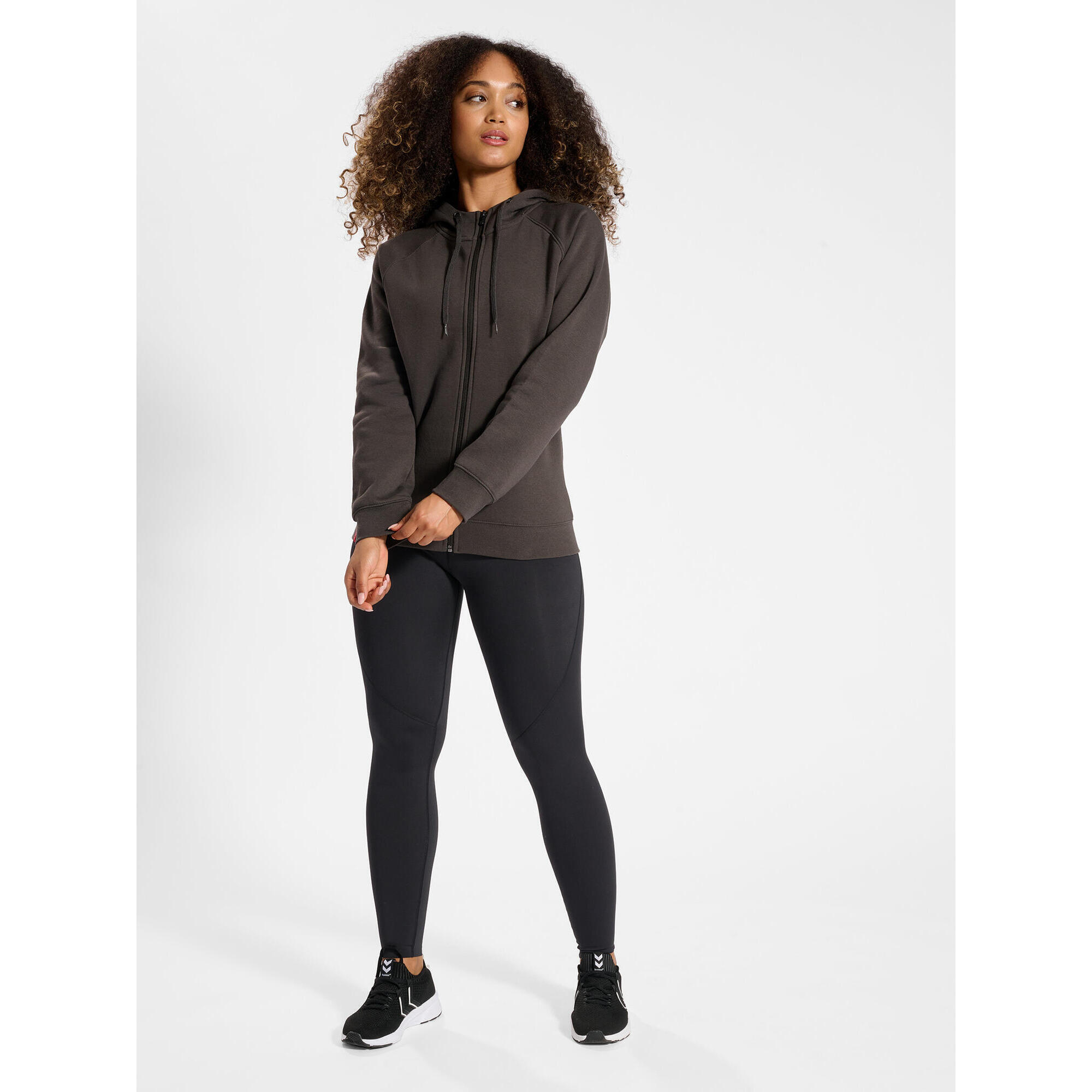 Felpa con cappuccio da donna Hummel red Heavy 2/7