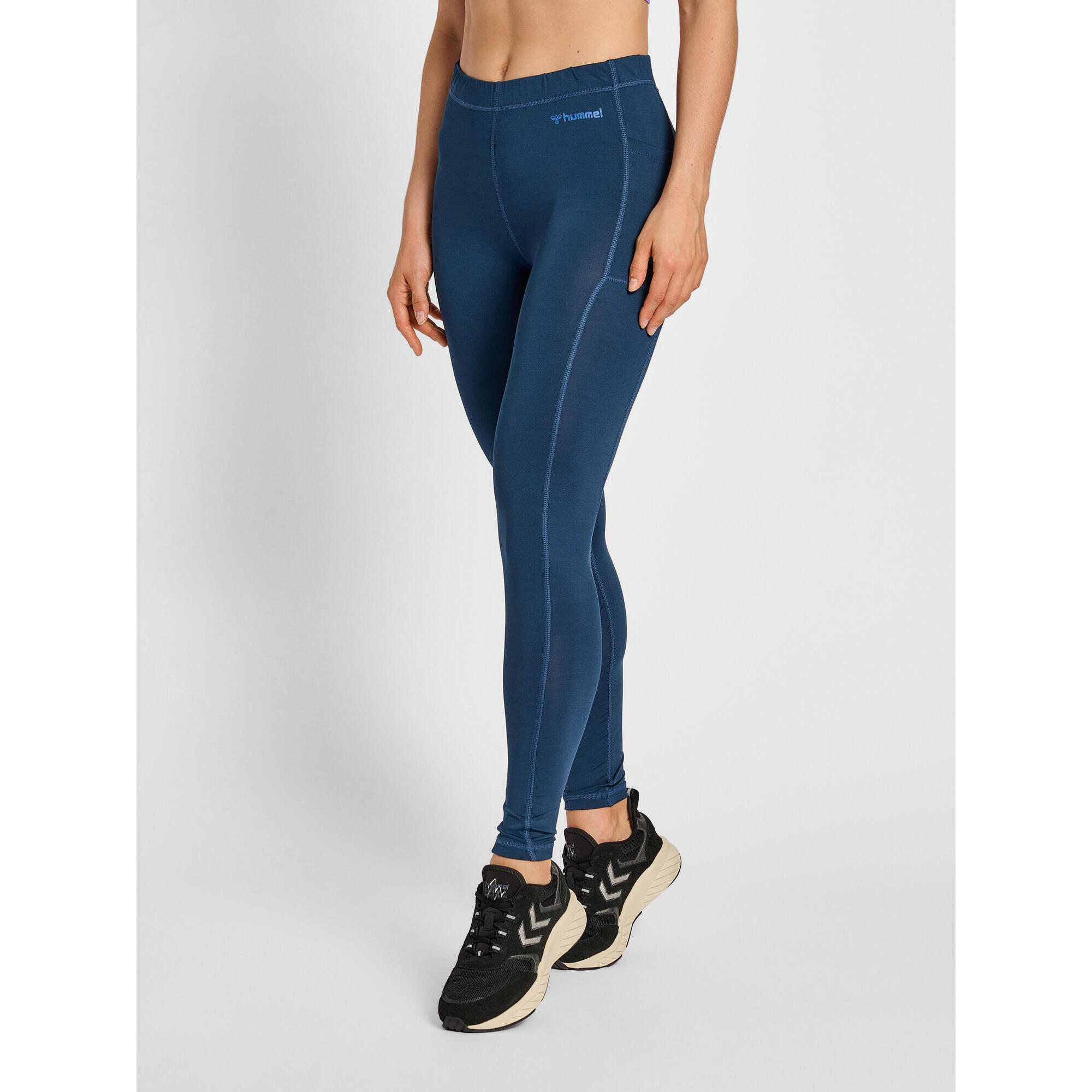 Hummel - Enfiler Collants Hmlmt Mabley Femme Hummel - Legging - Bleu - 48 Xl - Decathlon