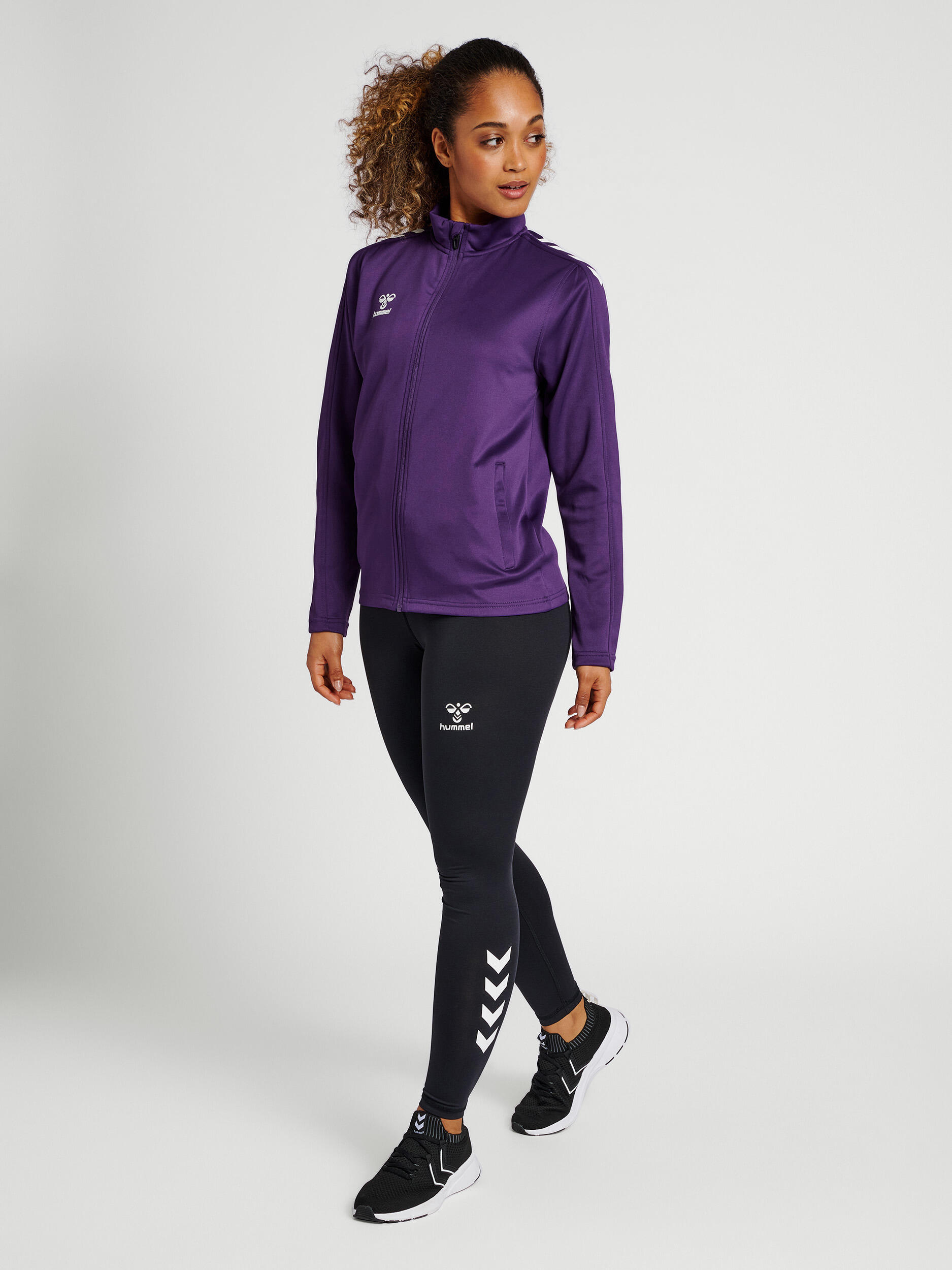 Giacca tuta donna con mezza zip Hummel Core XK 5/7