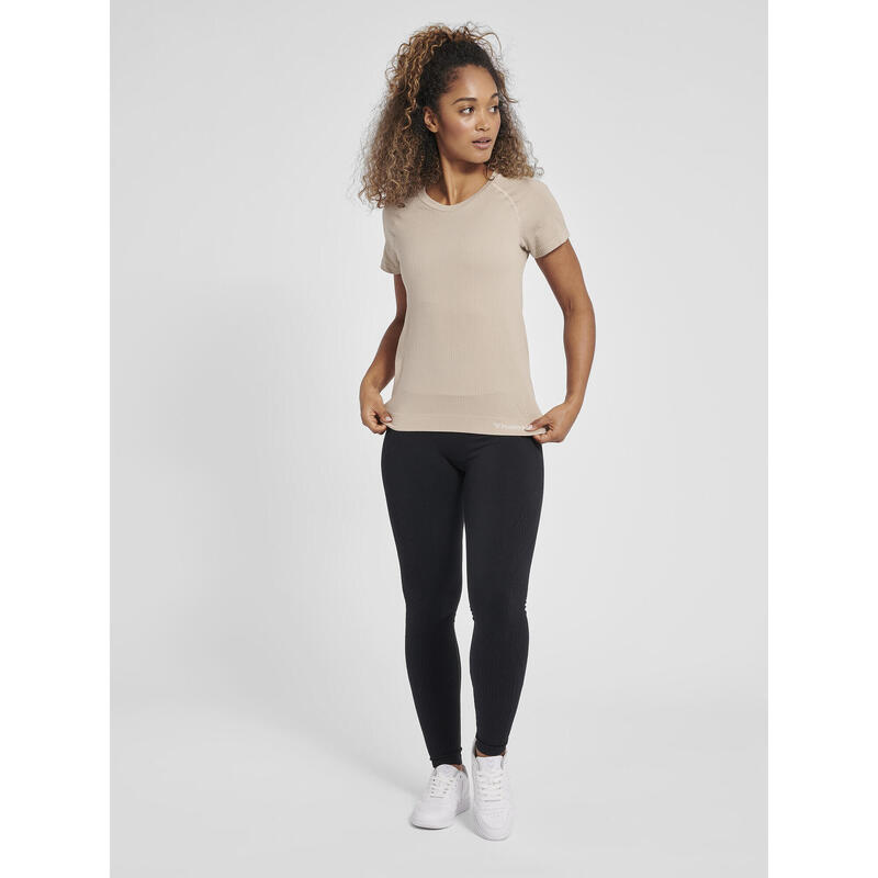 Camiseta Hmlmt Yoga Mujer De Secado Rápido Sin Costuras Hummel