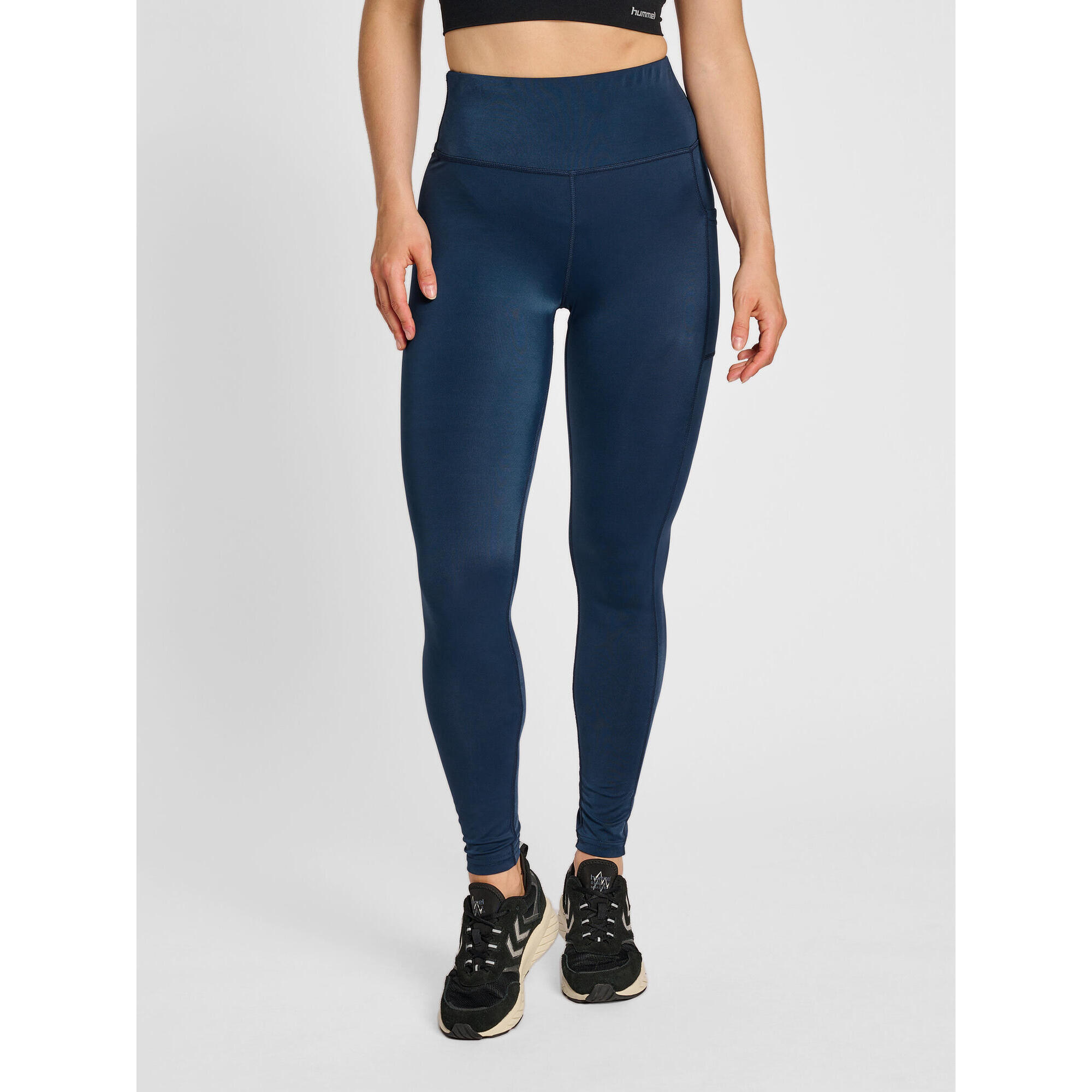 Hummel - Enfiler Collants Hmlte Tola Femme Hummel - Legging - Bleu - 42 M/l - Decathlon