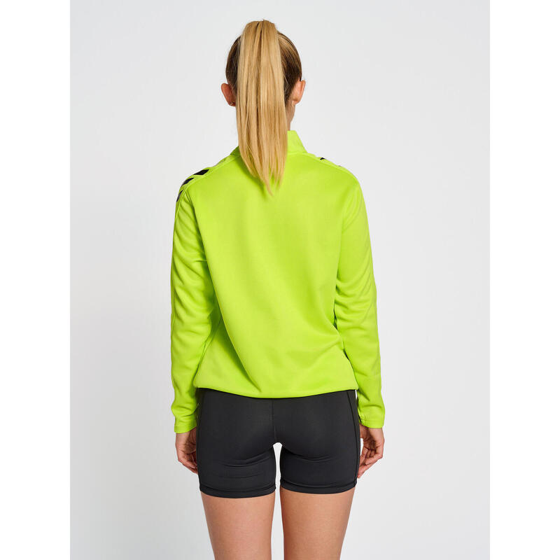 Sweatshirt Mit Kurzem Reißverschluss Damen