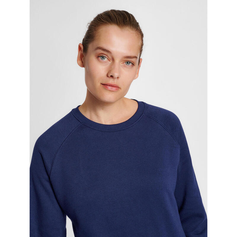 Instap Sweatshirt Hmlred Multisport Dames HUMMEL