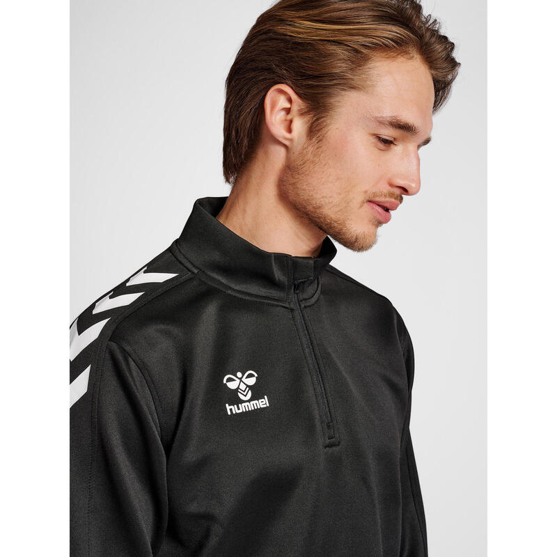 Sweatshirt Mit Kurzem Reißverschluss Unisex