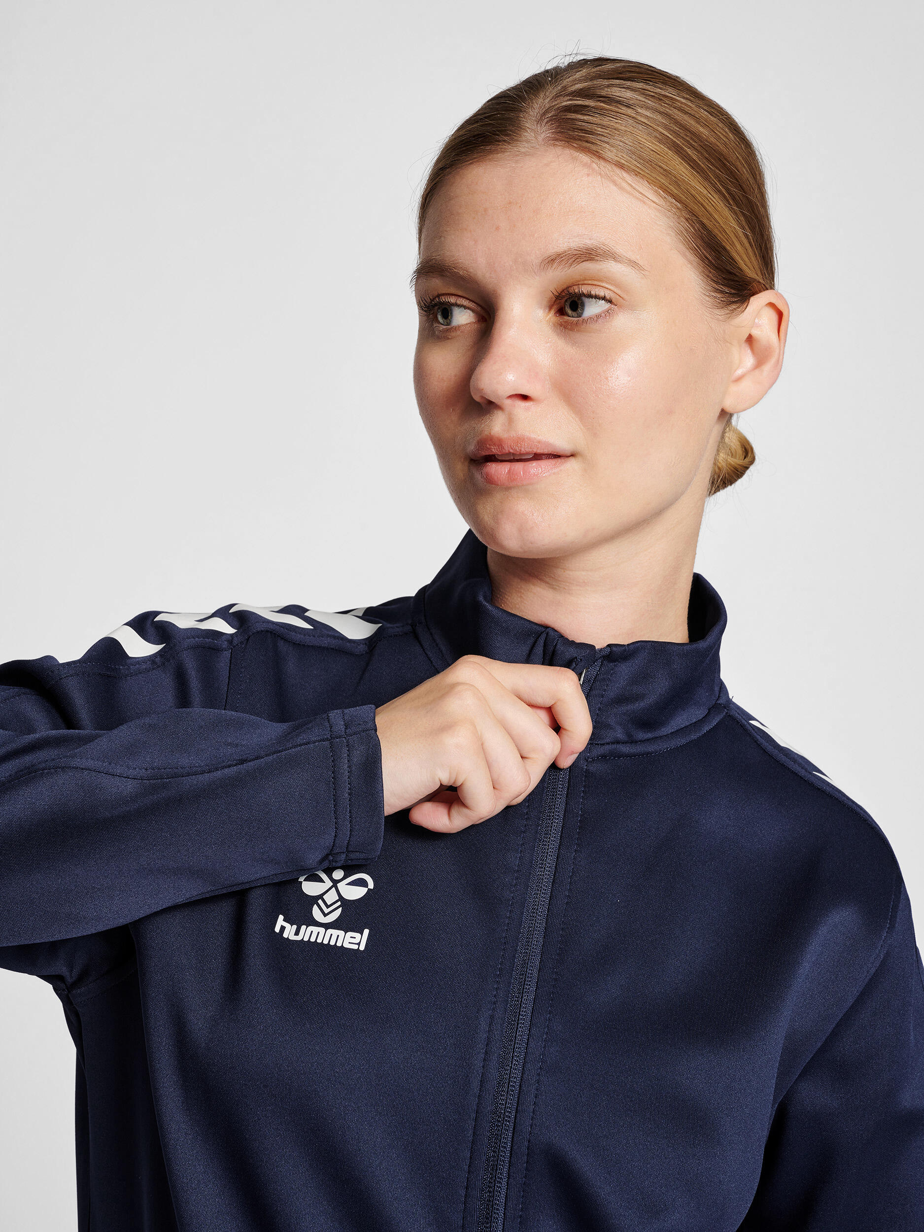 Trainingsjacke mit halbem Reißverschluss Damen Hummel Core XK 4/7