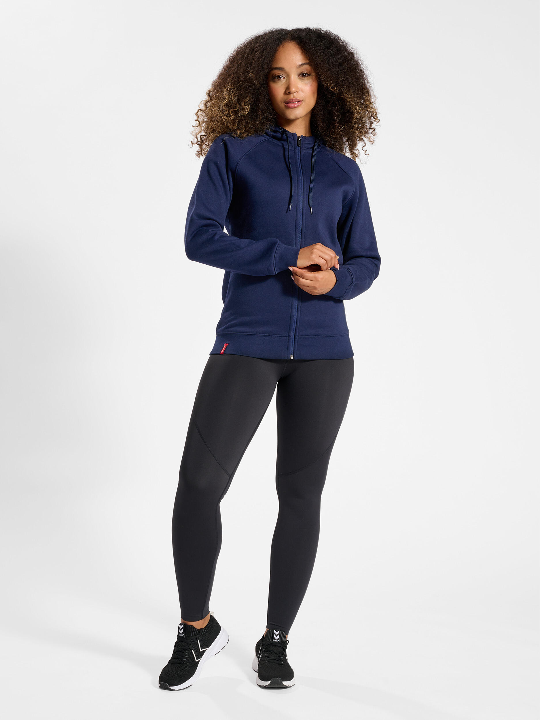 Felpa con cappuccio da donna Hummel red Heavy 3/7