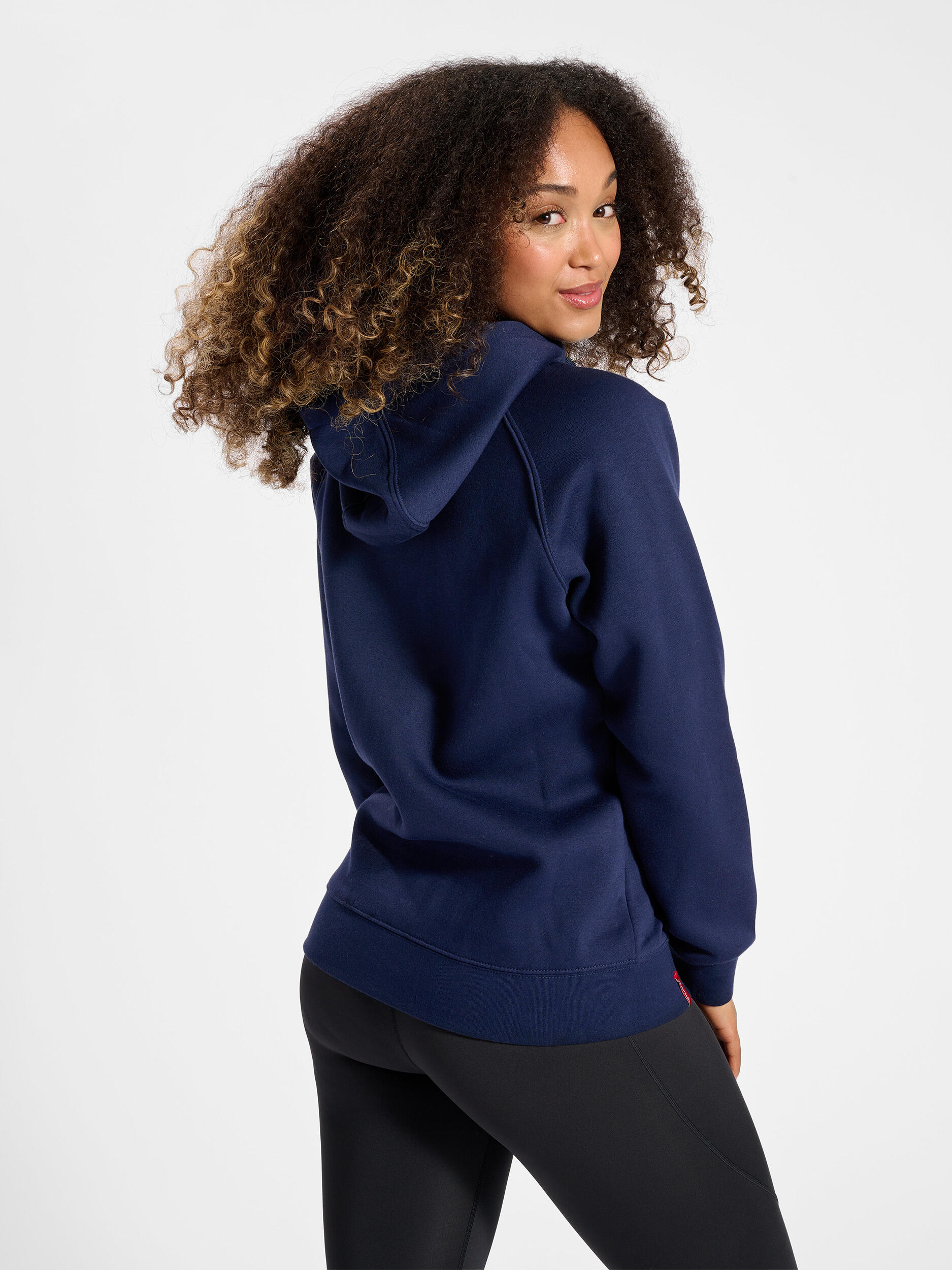 Felpa con cappuccio da donna Hummel red Heavy 5/7
