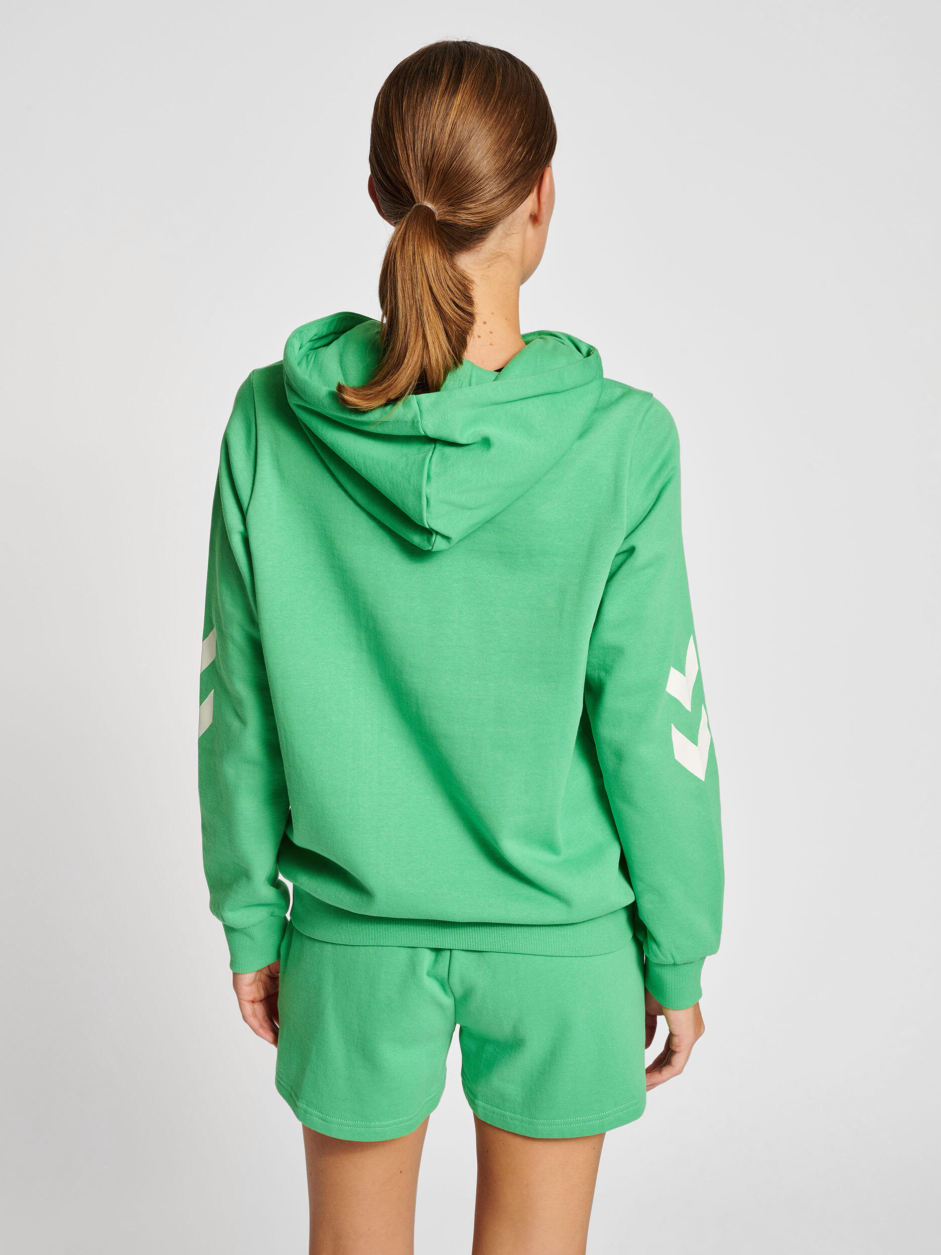 Verstellbare Taille Kapuzenpullover Hmllegacy Damen 3/7