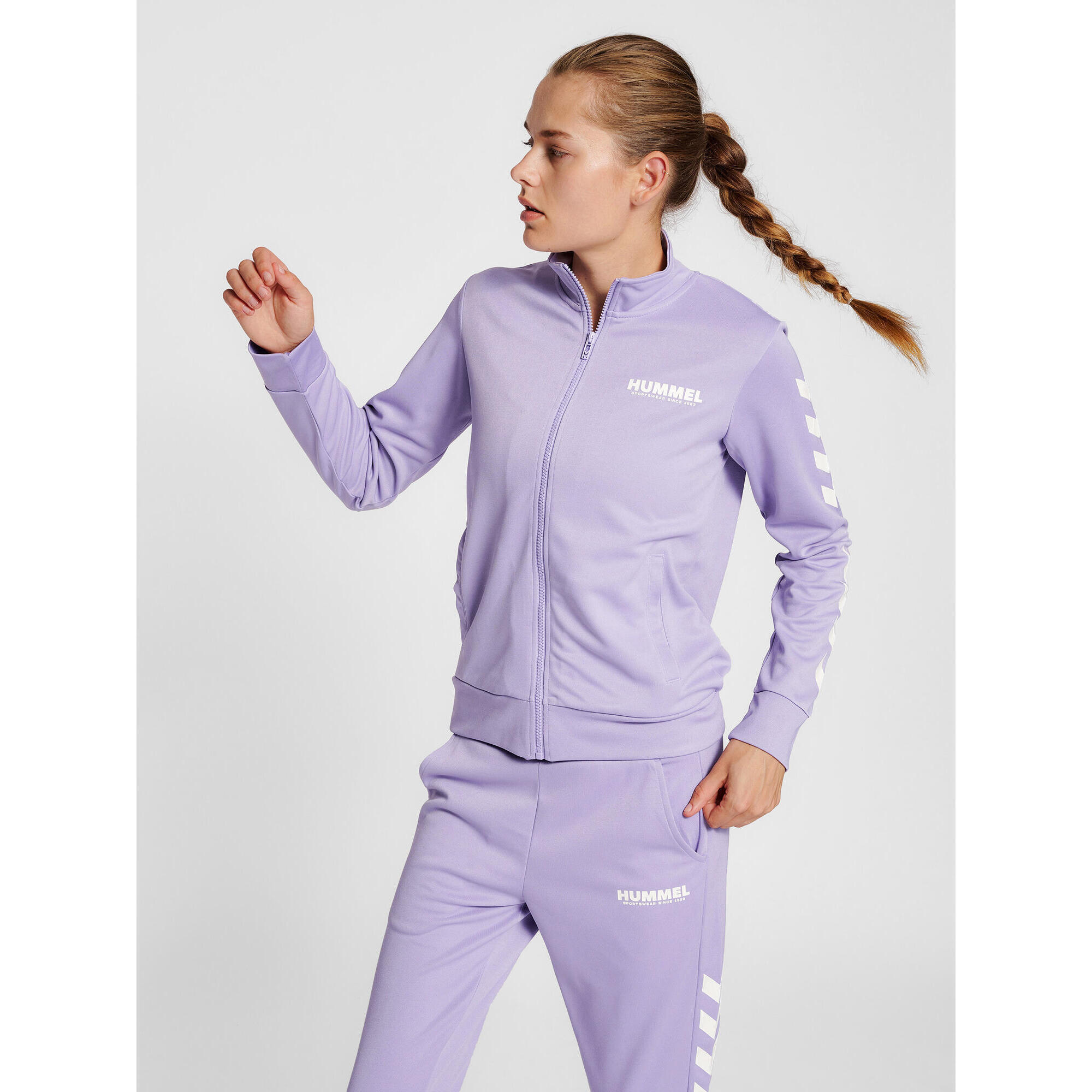 Damska bluza dresowa zapinana na zamek Hummel Legacy