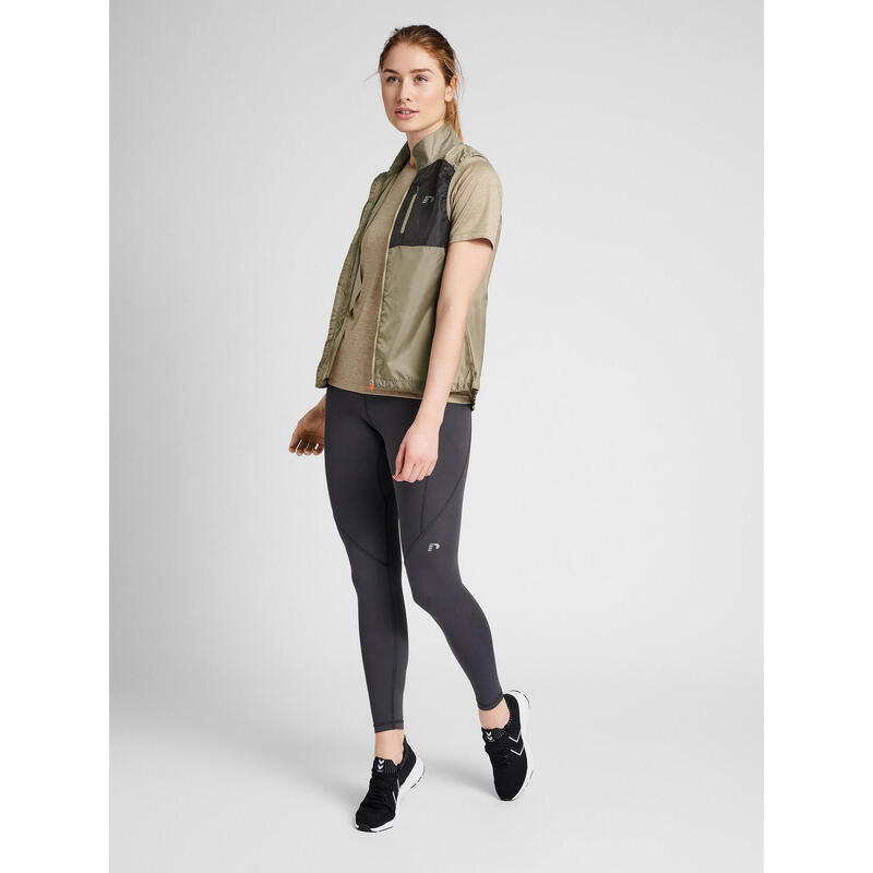 Enfiler Vest Women Packable Course Femme NEWLINE