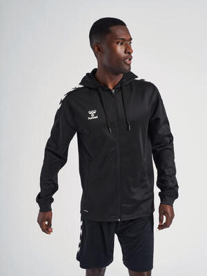 HUMMEL hmlCORE XK POLY ZIP HOOD SWEAT