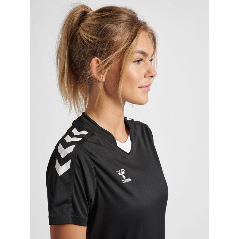 Koszulka sportowa z krótkim rękawem damska Hummel Core XK Poly Jersey S/S Woman