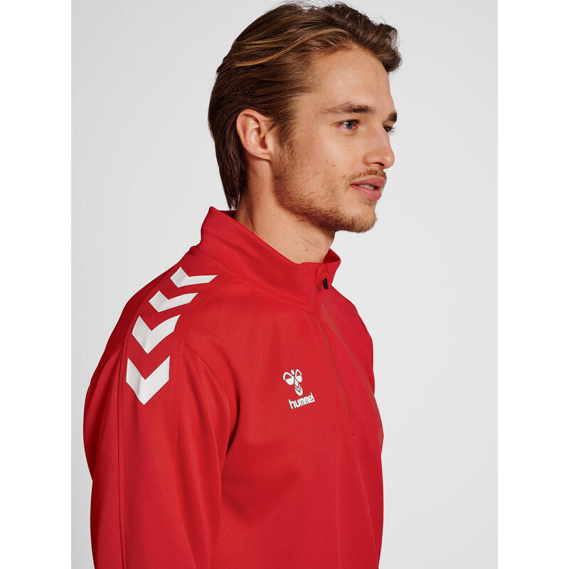Demie-Fermeture Éclair Zip Sweat-Shirt Hmlcore Adulte HUMMEL