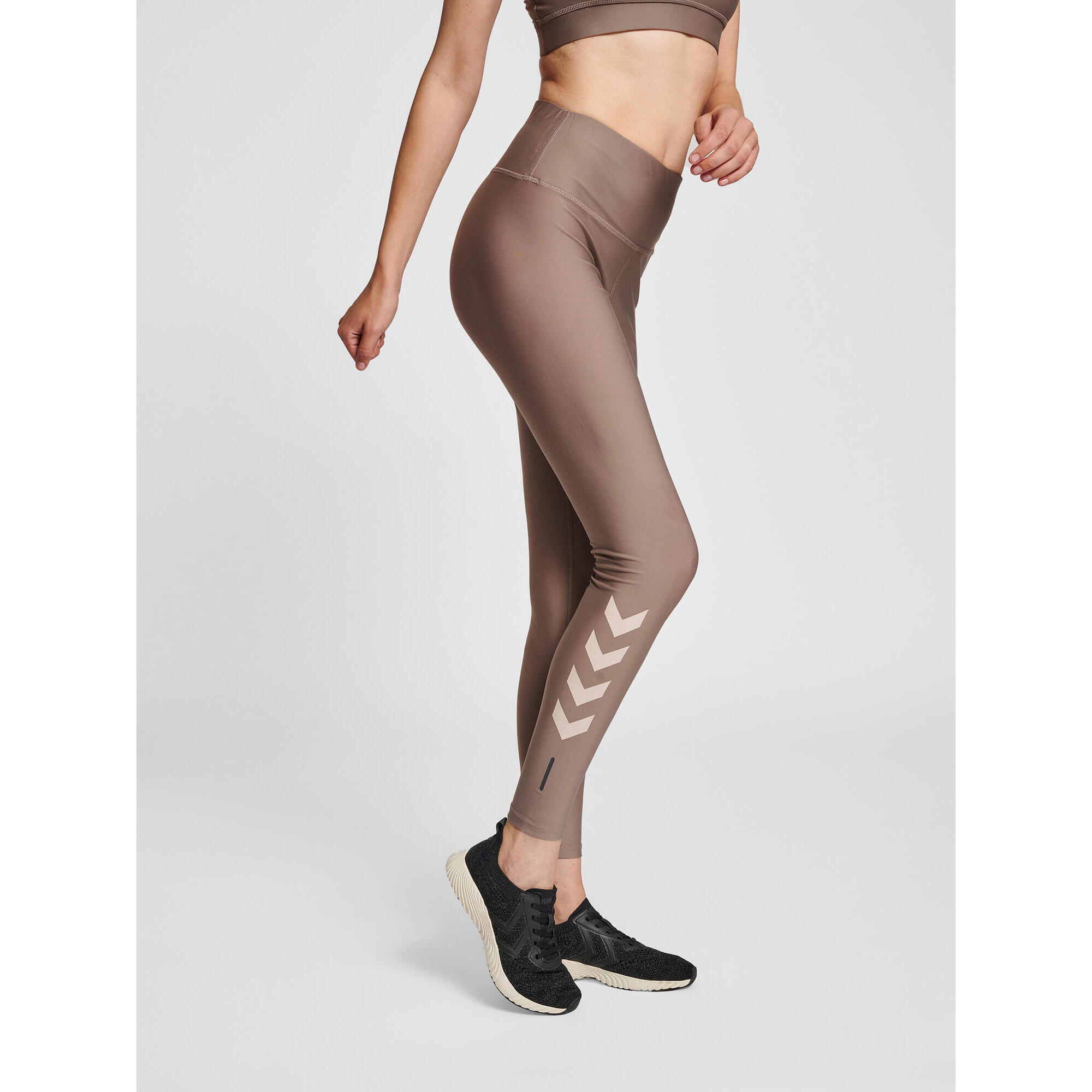 Hummel - Enfiler Collants Hmlte Tola Femme Hummel - Legging - Gris|vert - 48 Xl - Decathlon