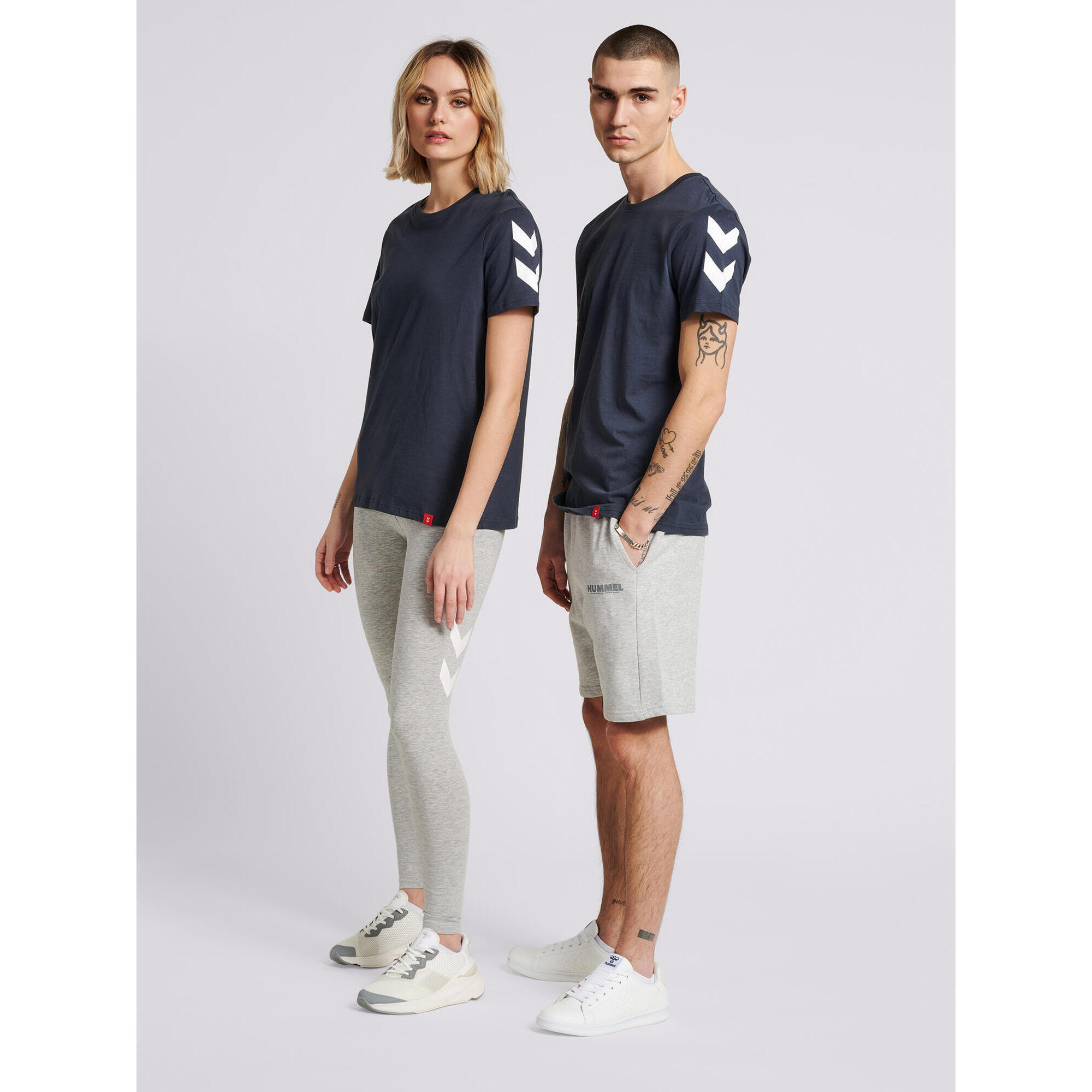 Hummel - Enfiler T-shirt Hmllegacy Adulte Hummel - Maillot Manches Courtes - Bleu|vert - 34 2xs - Decathlon