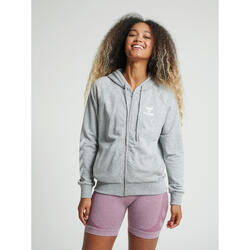 Dames sweatshirt met capuchon Hummel hmlnoni zip