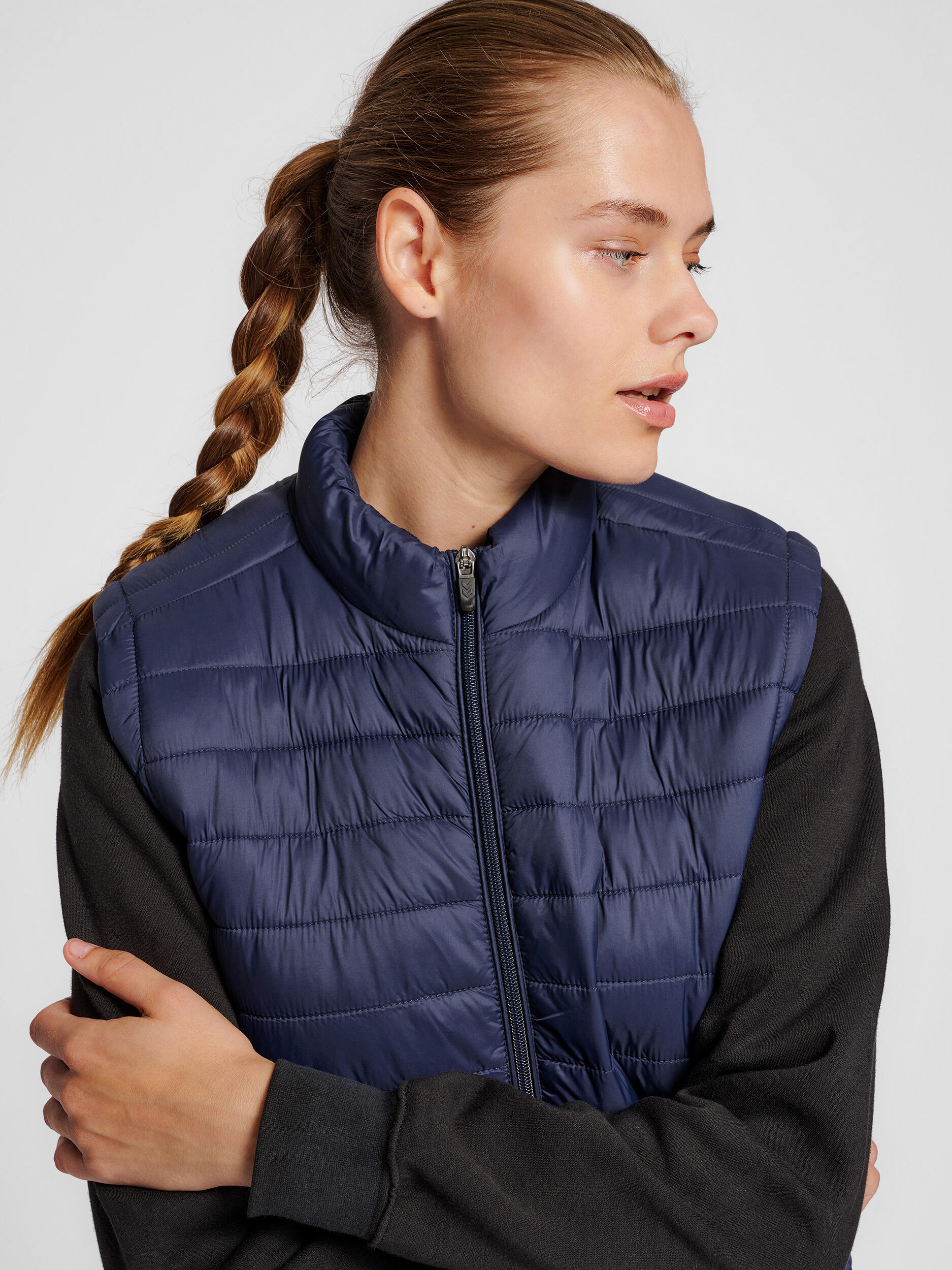Sleeveless Puffer Jacket Hummel Red 4/7