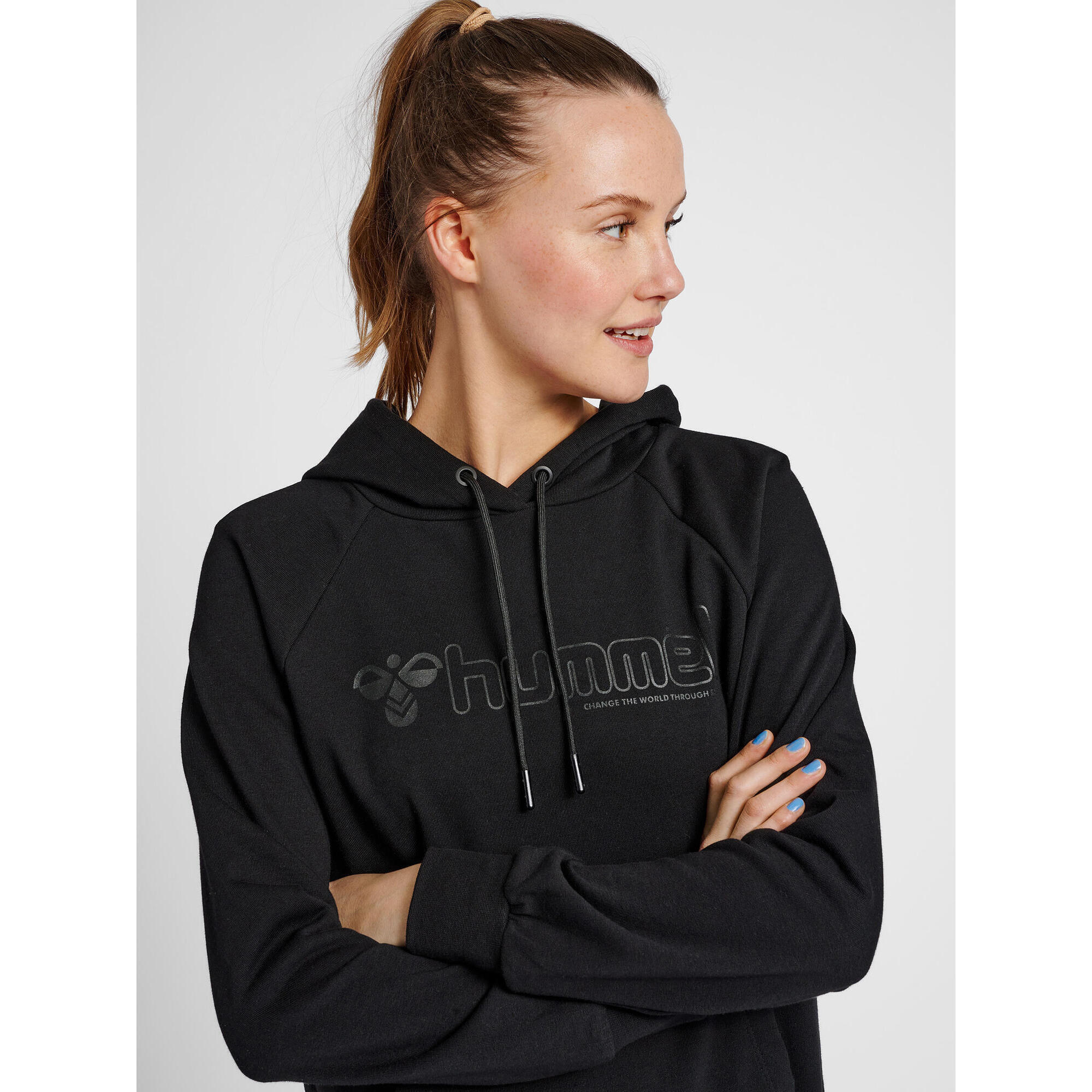 Hummel Kapuzenpullover Für Damen – Mit Verstellbarer Taille, Raglanärmel & Beuteltasche