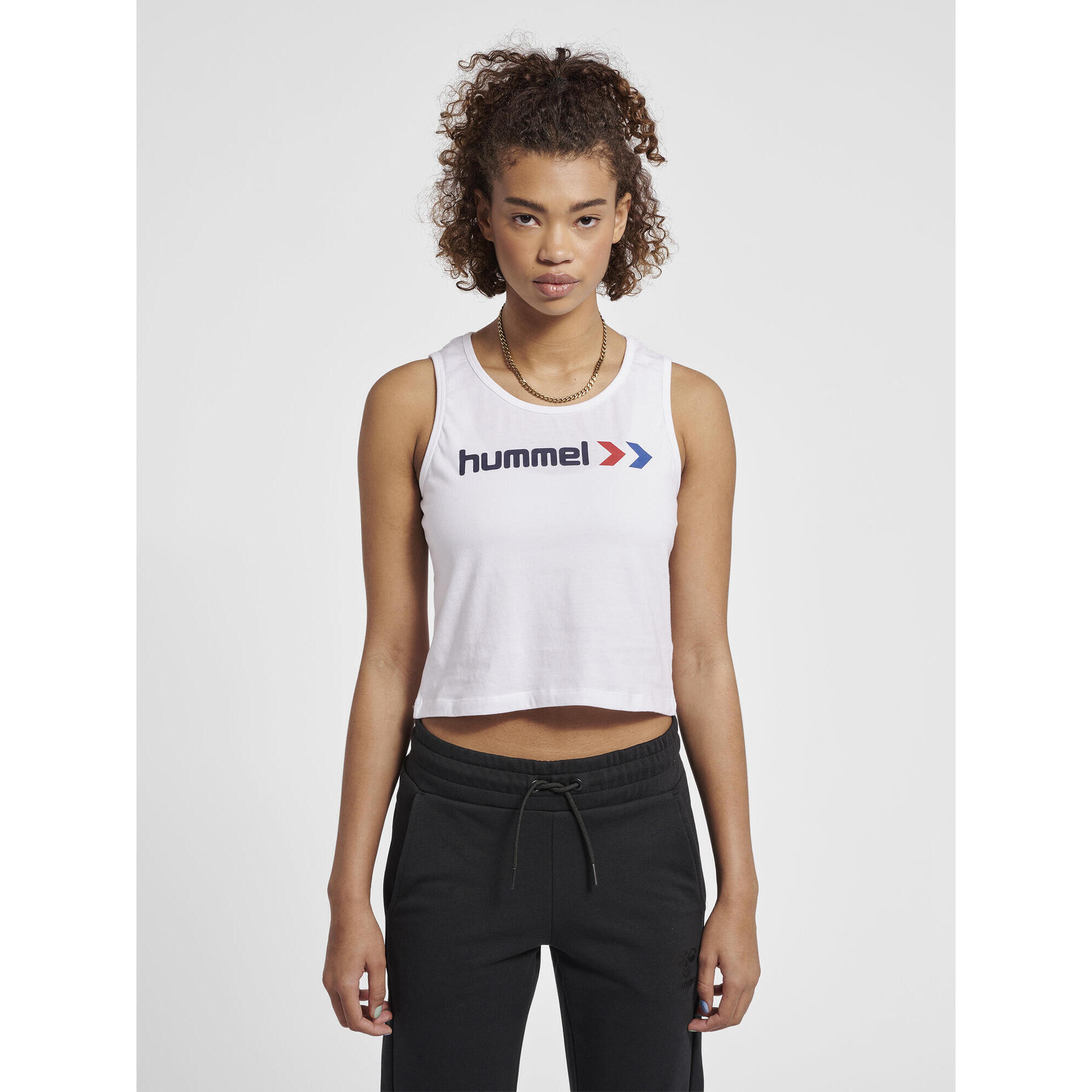 T-shirt sem mangas hmlic texas cropped tanktop para mulher