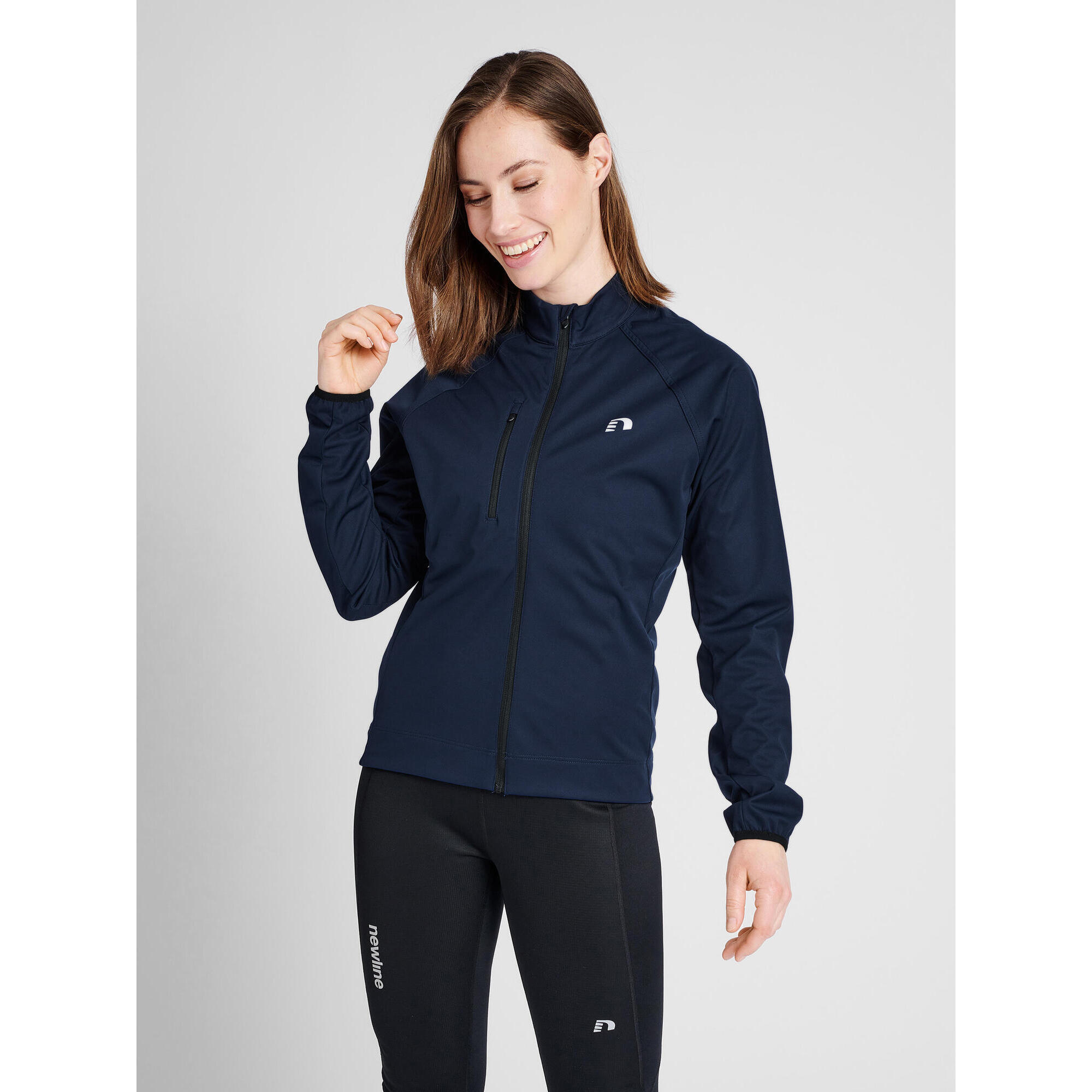 Newline - Fermeture Éclair Zip Combinaison Core Femme Newline - Sweat-shirt - Bleu|violet - S - Decathlon
