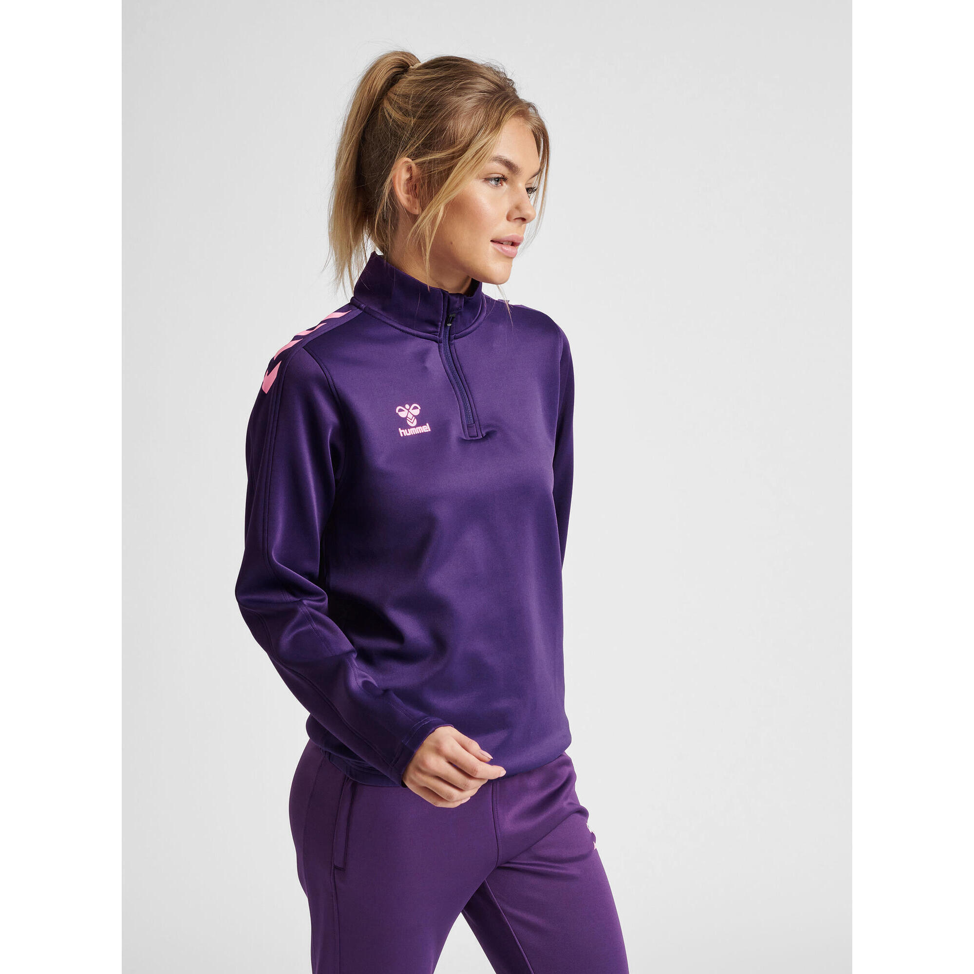 HUMMEL Halve Rits Sweatshirt Hmlcore Dames HUMMEL