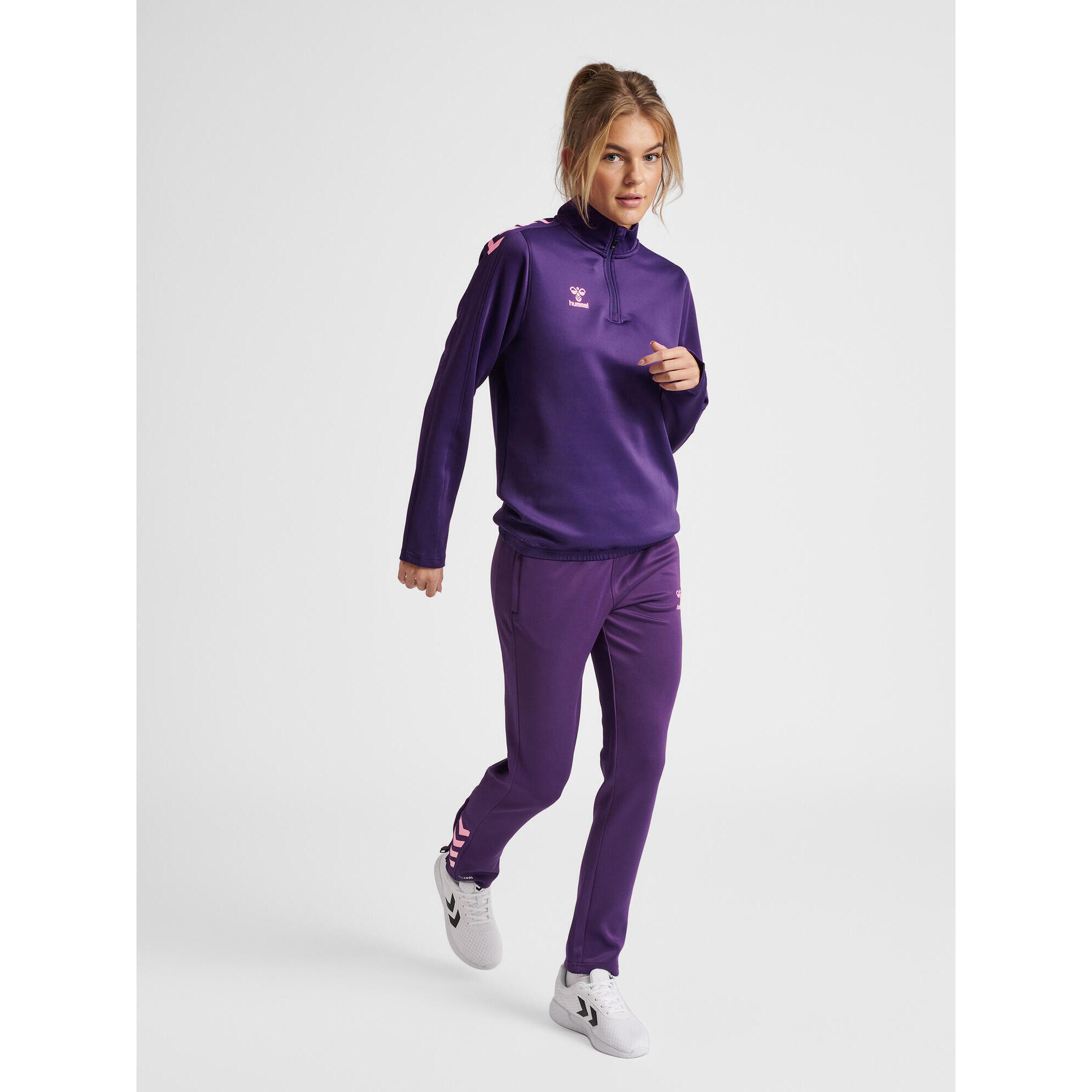 Demie-Fermeture Éclair Zip Sweat-Shirt Hmlcore Femme 2/7