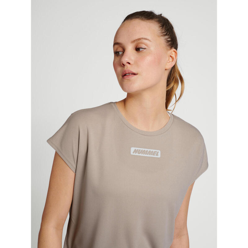 T-Shirt Hmlte Entraînement Femme Respirant Absorbant L'humidité Hummel