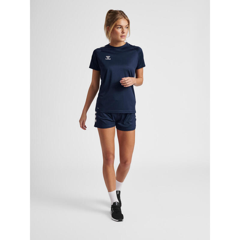 T-Shirt Hmlcore Multisport Damen Schnelltrocknend Hummel