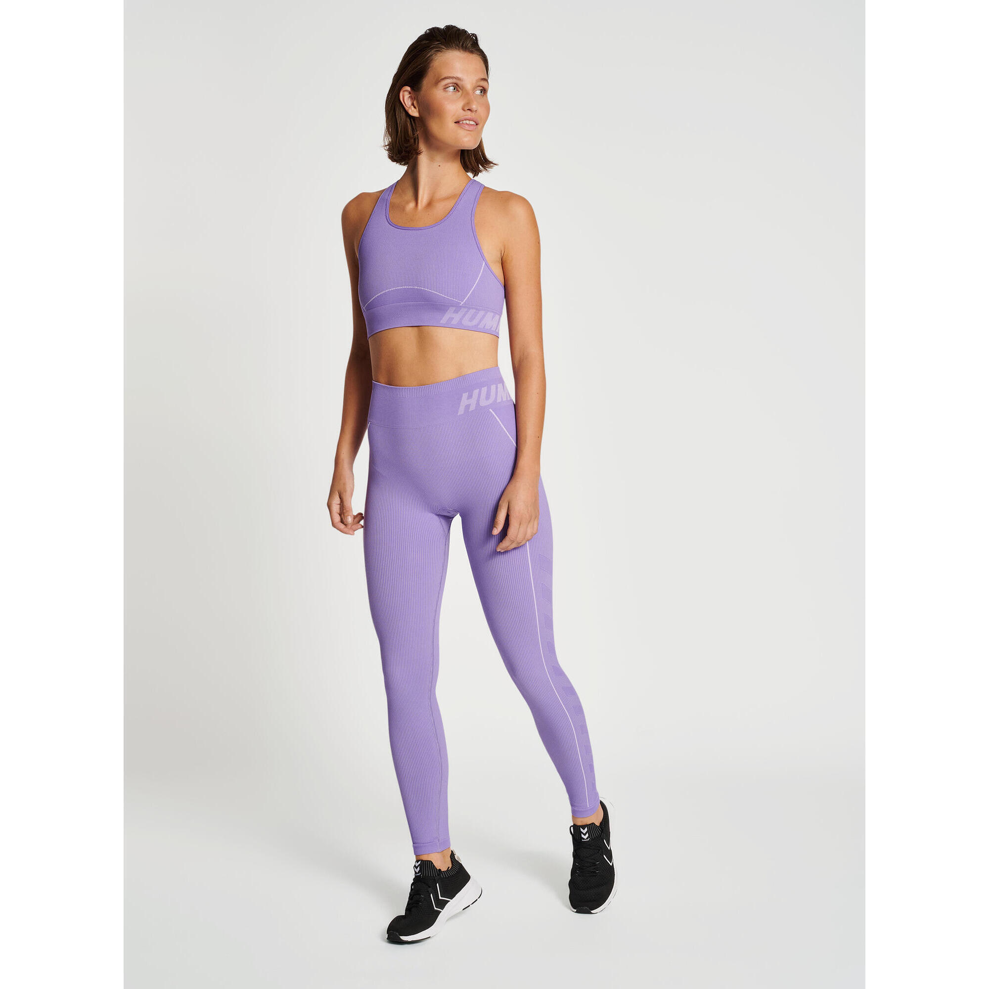 Soutien desportivo feminino sem costura Hummel TE Christel 2/7