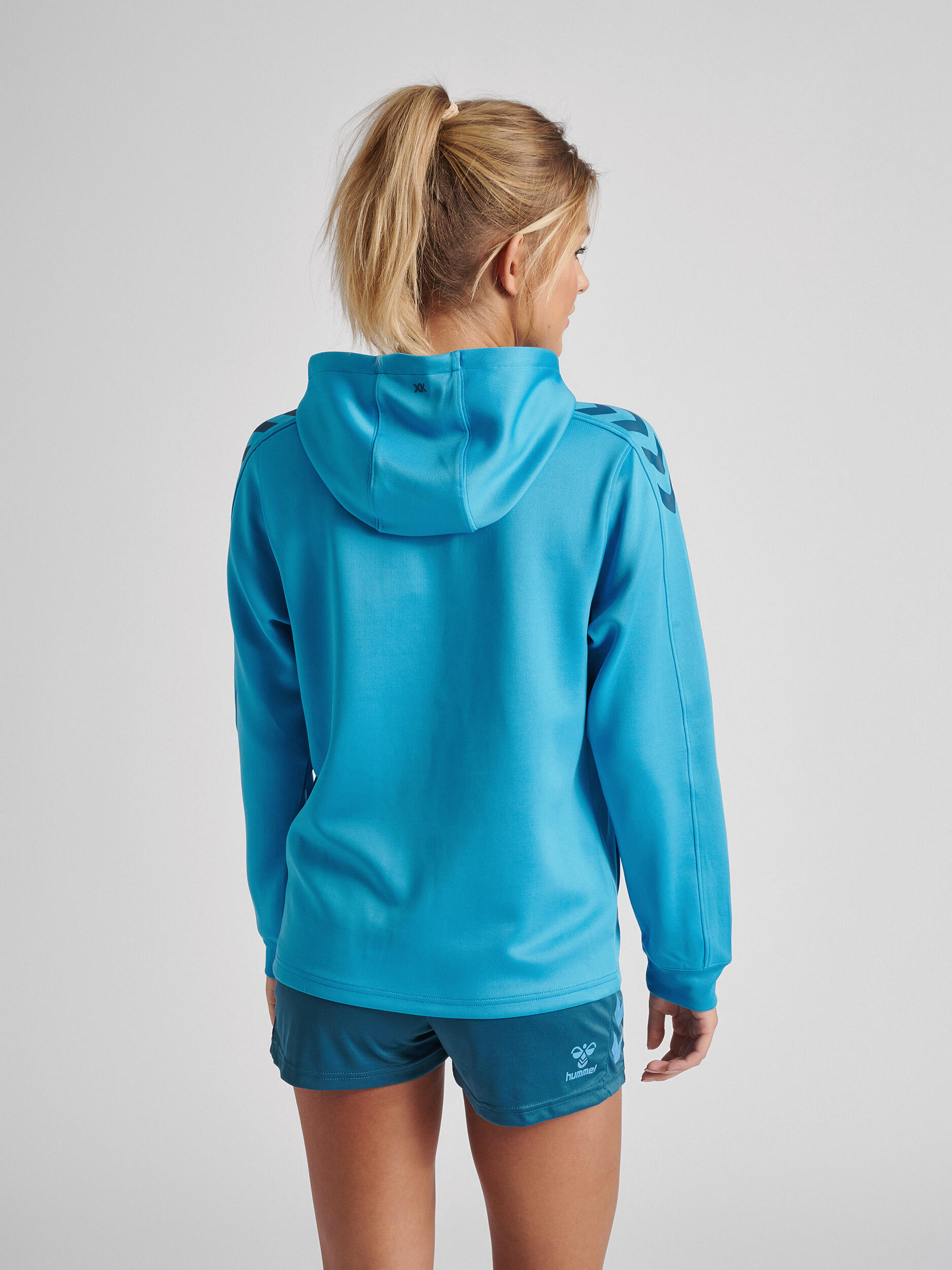 Felpa da donna in poliestere con cappuccio Hummel Core XK 3/7
