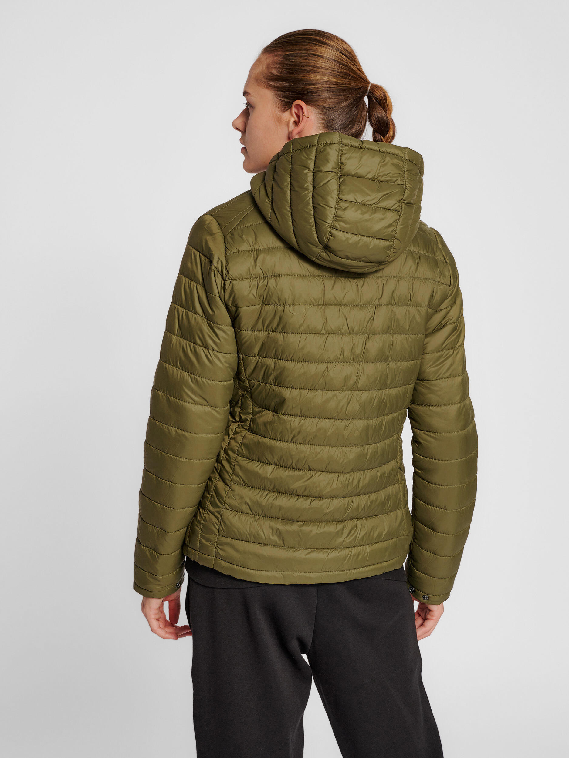 Piumino con cappuccio da donna Hummel Red 3/7