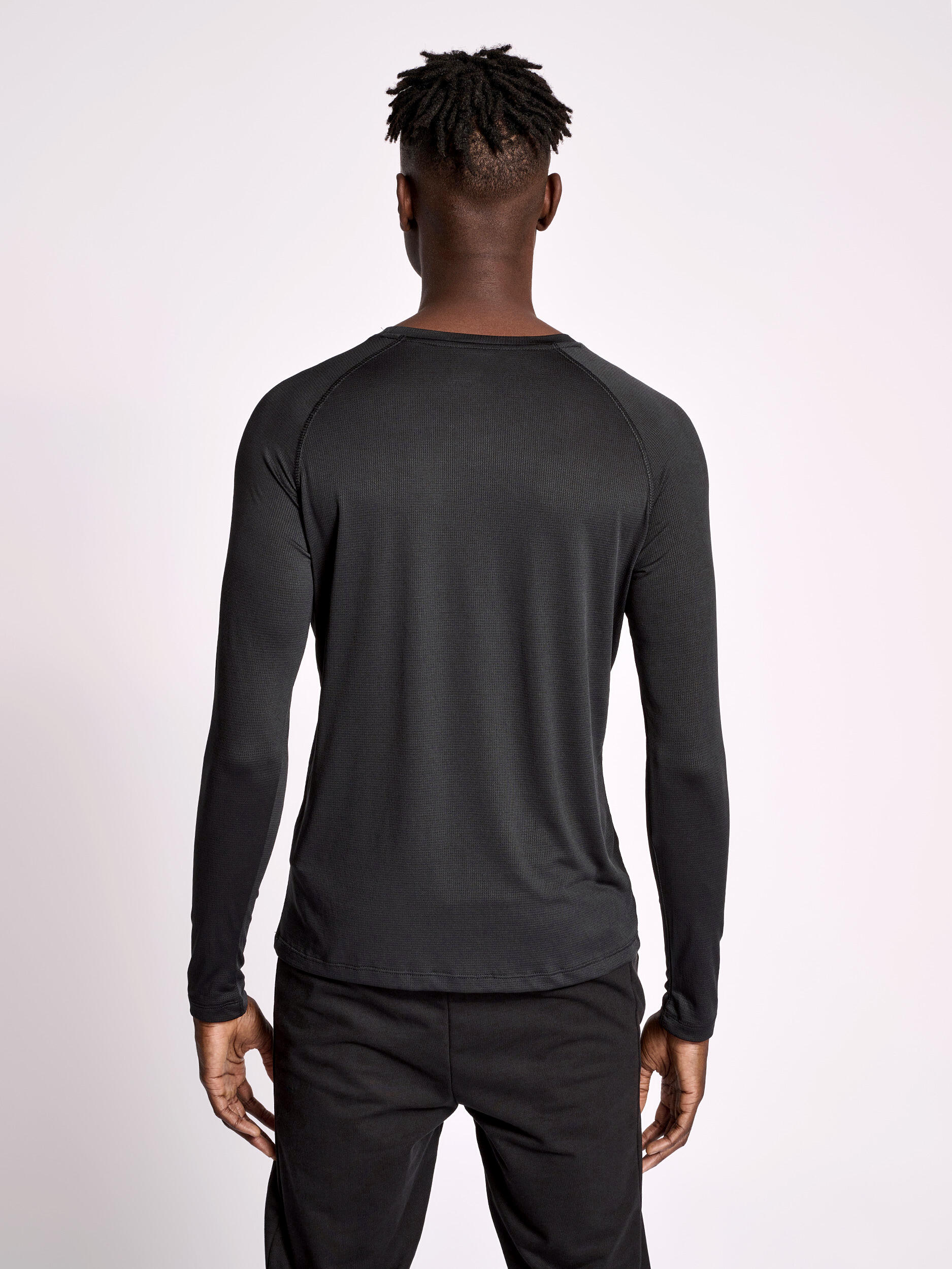 Camiseta manga larga fútbol hombre estándar Hummel Hmlmt, negro 3/7