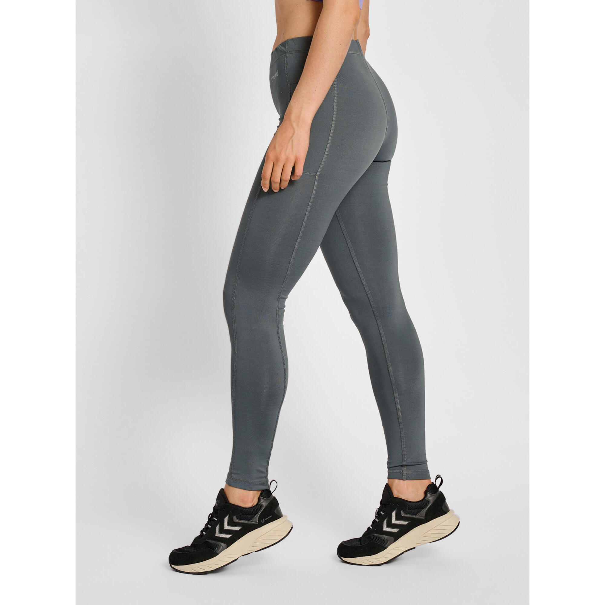 Hummel - Enfiler Collants Hmlmt Mabley Femme Hummel - Legging - Gris - 40 M - Decathlon