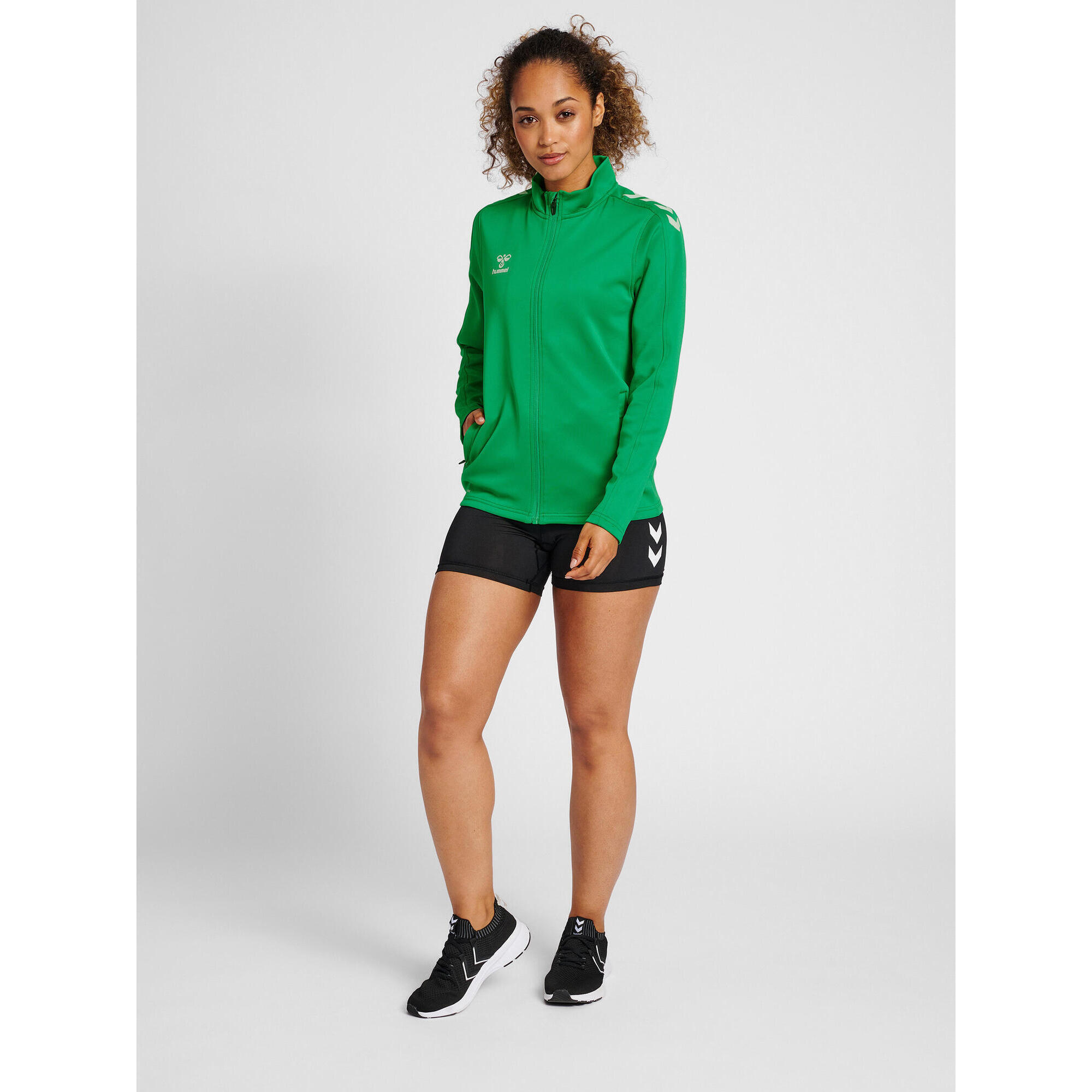 Trainingsjacke mit halbem Reißverschluss Damen Hummel Core XK 3/7