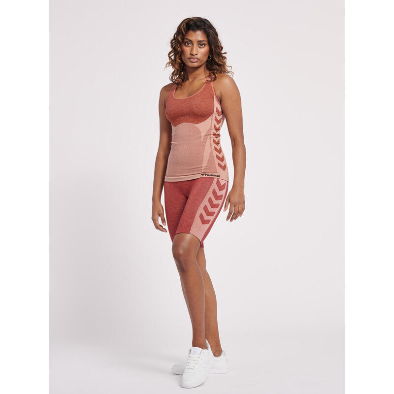 Haut Hmlclea Yoga Femme Respirant Absorbant L'humidité Sans Couture Hummel