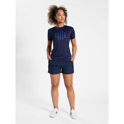 Instap T-Shirt Hmlcourt Padel Dames HUMMEL