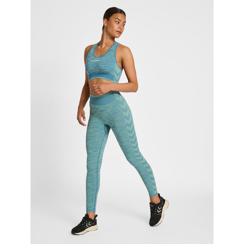 Mallas Hmlmt Yoga Mujer De Secado Rápido Sin Costuras Hummel