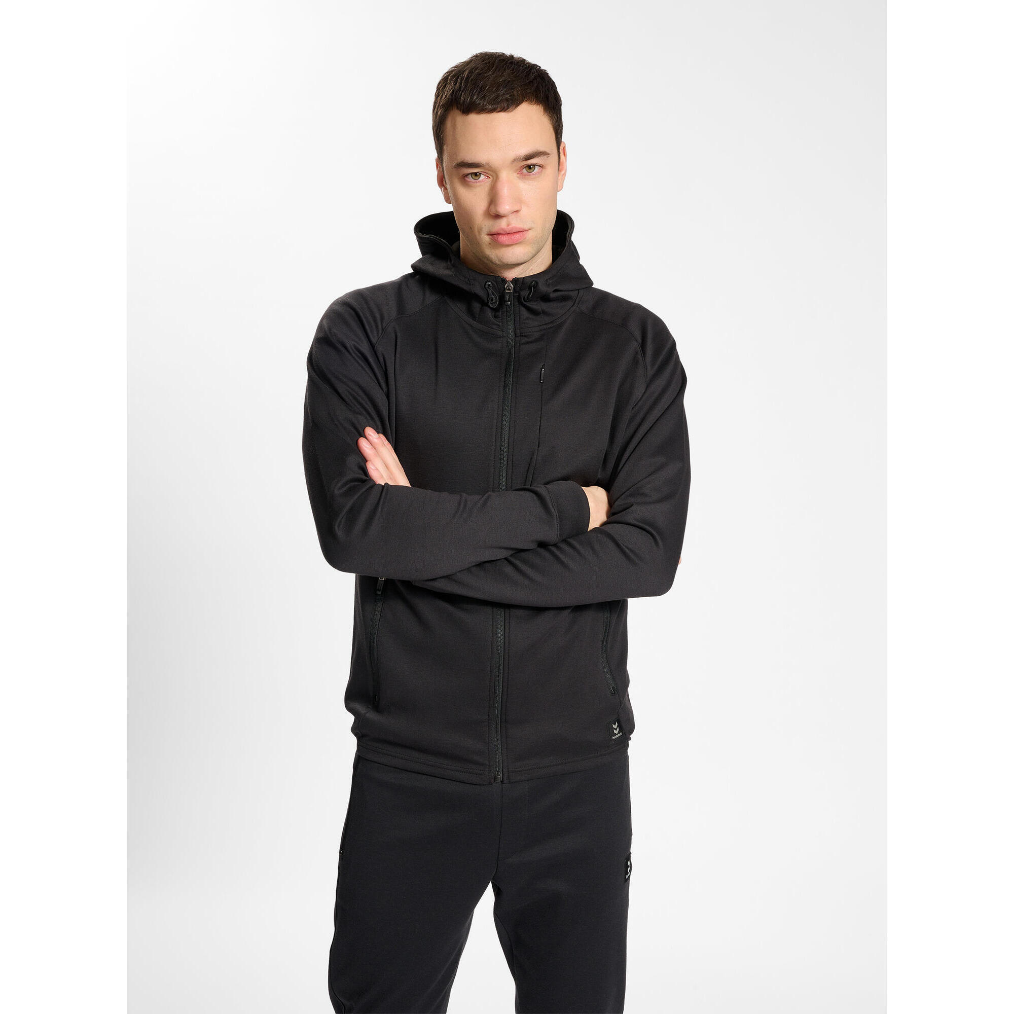 Hummel - Fermeture Éclair Zip Chaussure D'Intérieur Hmlmt Interval Homme Hummel - Sweat-shirt - Noir - 52 2xl - Decathlon