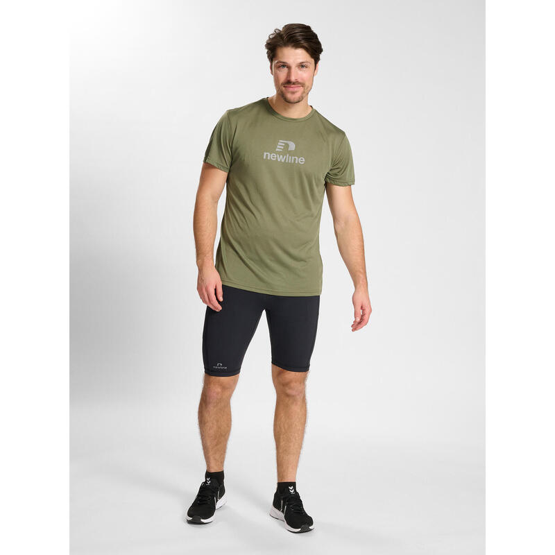 Cierre Con Cordón Tight Pantalones Cortos Nwlcolumbus Running Hombre NEWLINE