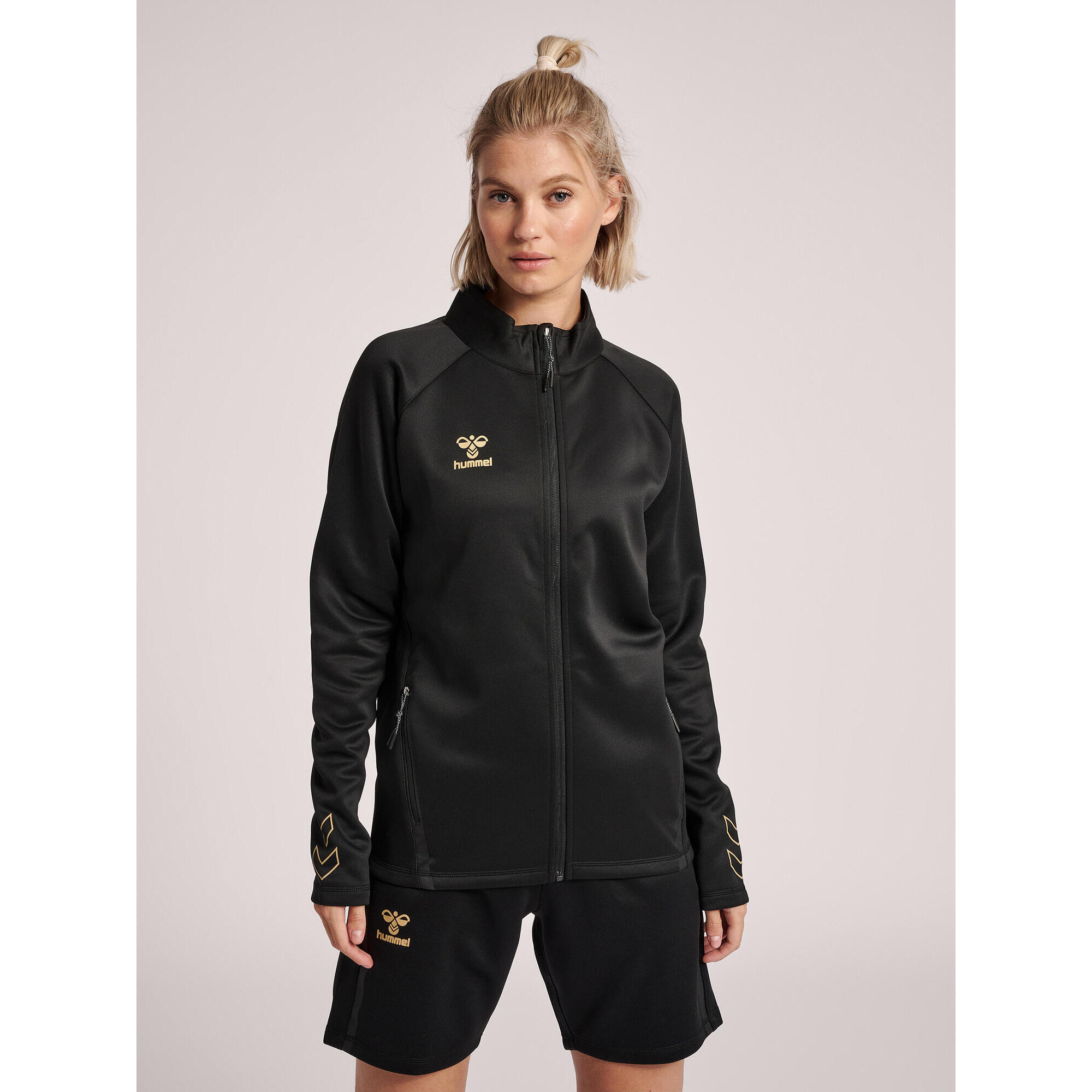 Hummel - Fermeture Éclair Zip Combinaison Hmlcima Femme Hummel - Sweat-shirt - Noir - 36 Xs - Decathlon