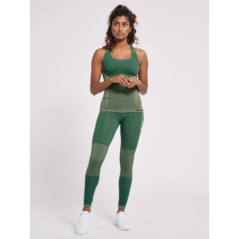 Top Hmlclea Yoga Mujer Transpirable De Secado Rápido Sin Costuras Hummel