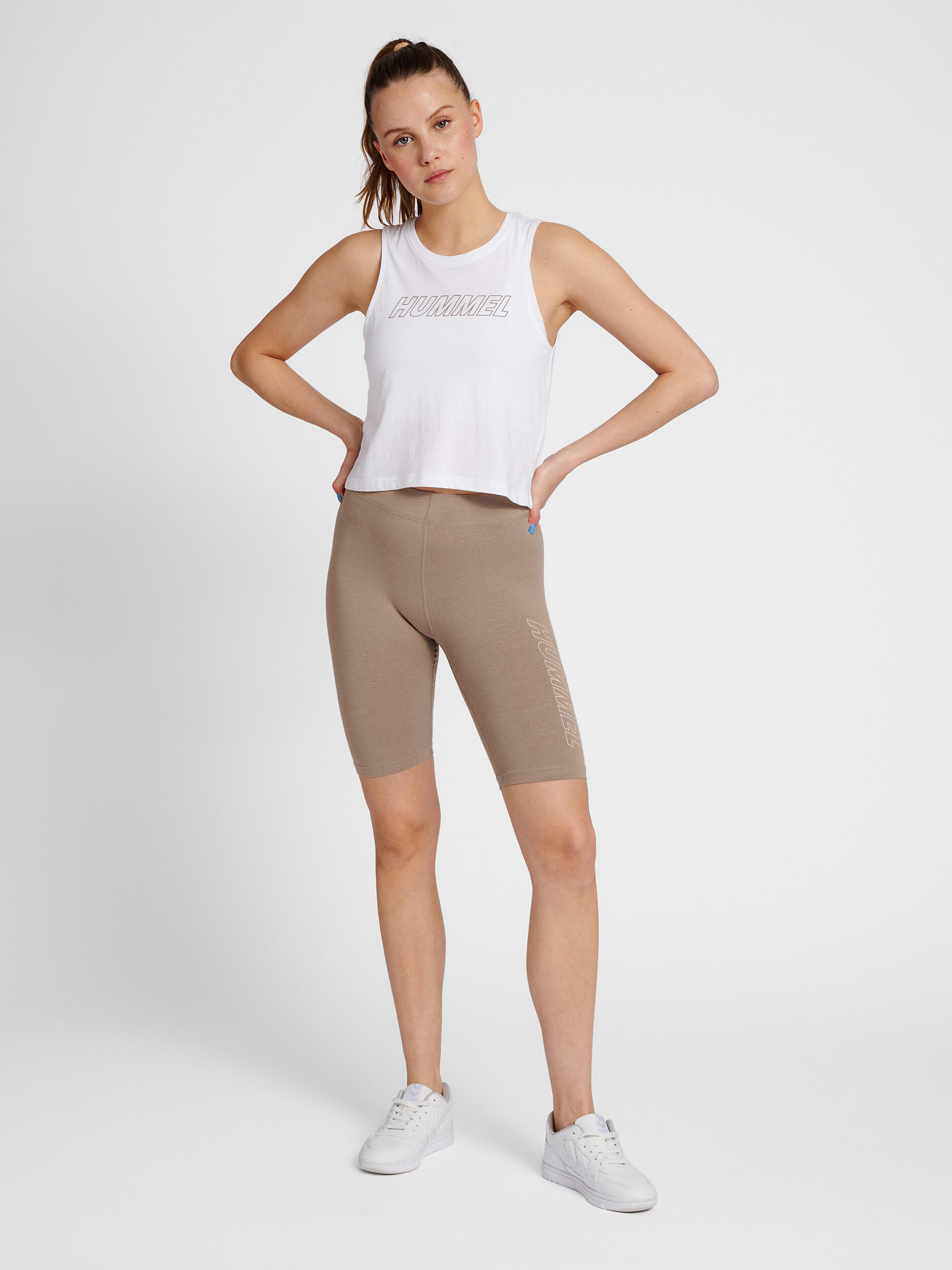 Canottiere donna in cotone Hummel TE Cali (x2) 3/7
