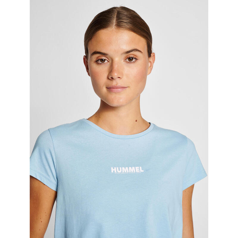 T-Shirt Hmllegacy Vrouwelijk Licht Ontwerp Hummel
