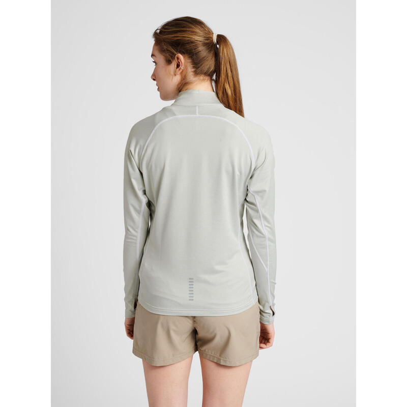 Newline T-Shirt L/S Women 1/2 Zip L/S