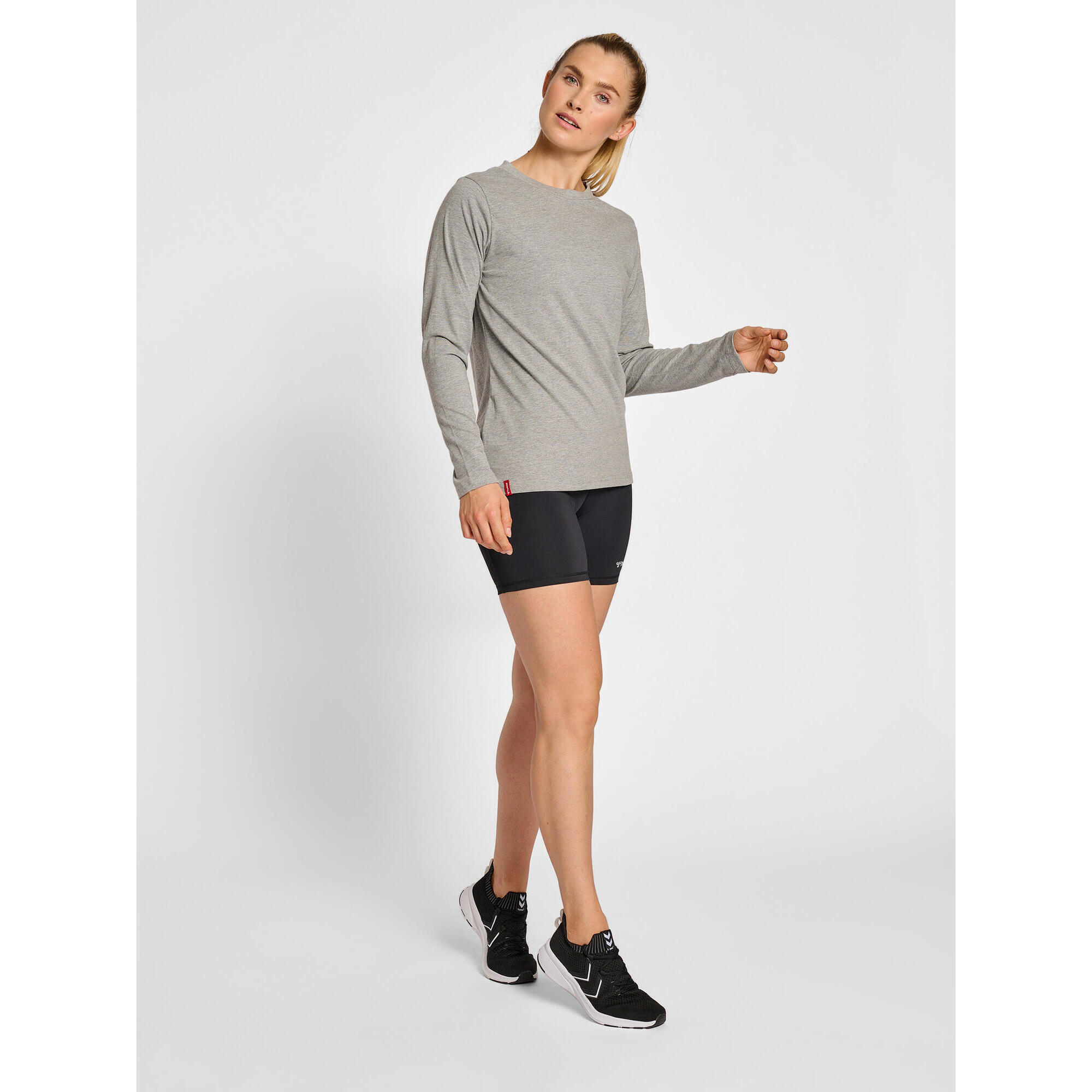 Langarmshirt, Frau Hummel Red Basic 2/7